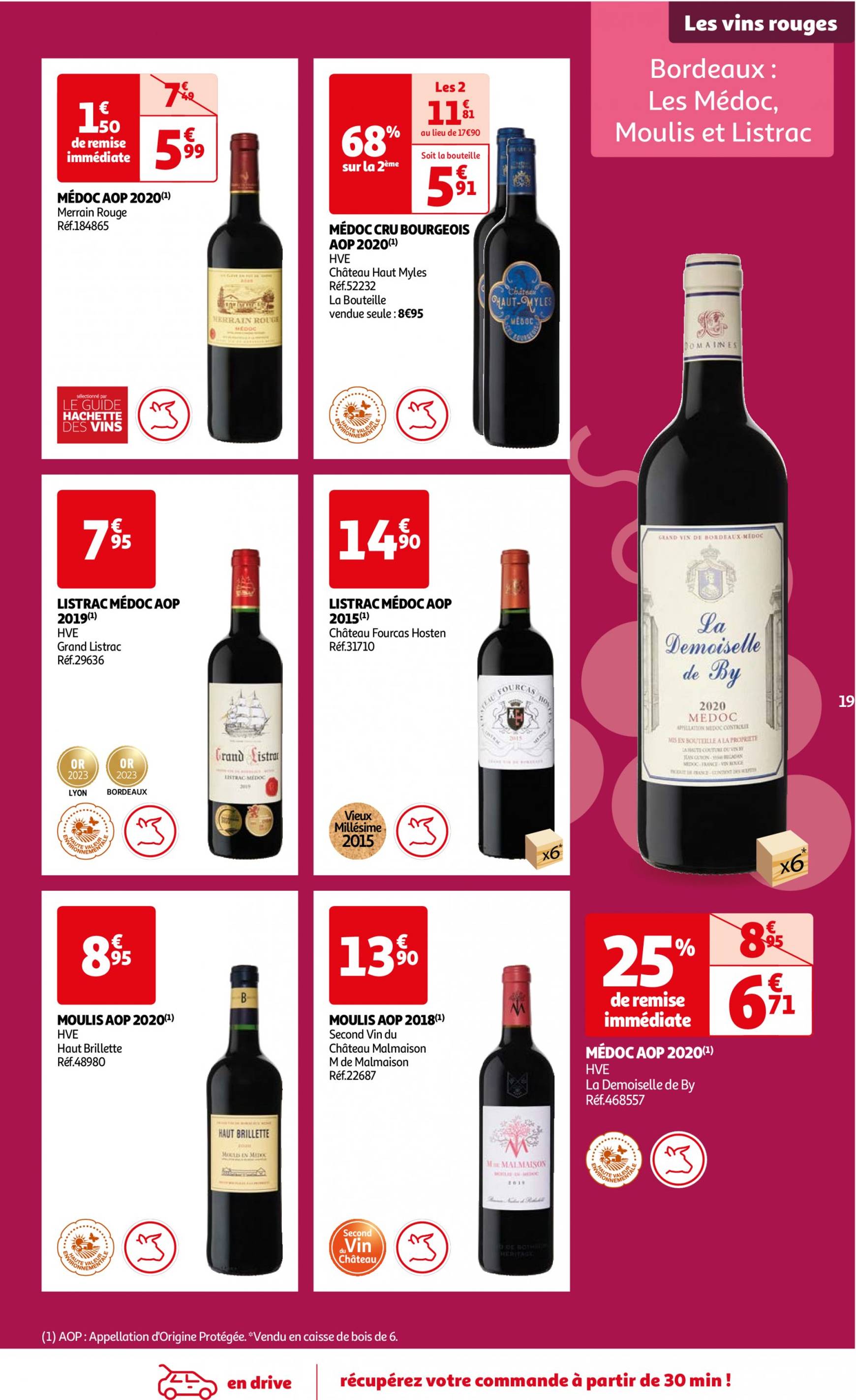 auchan - Auchan - Foire au vins : Un grand choix de cuvées folder huidig 24.09. - 07.10. - page: 19