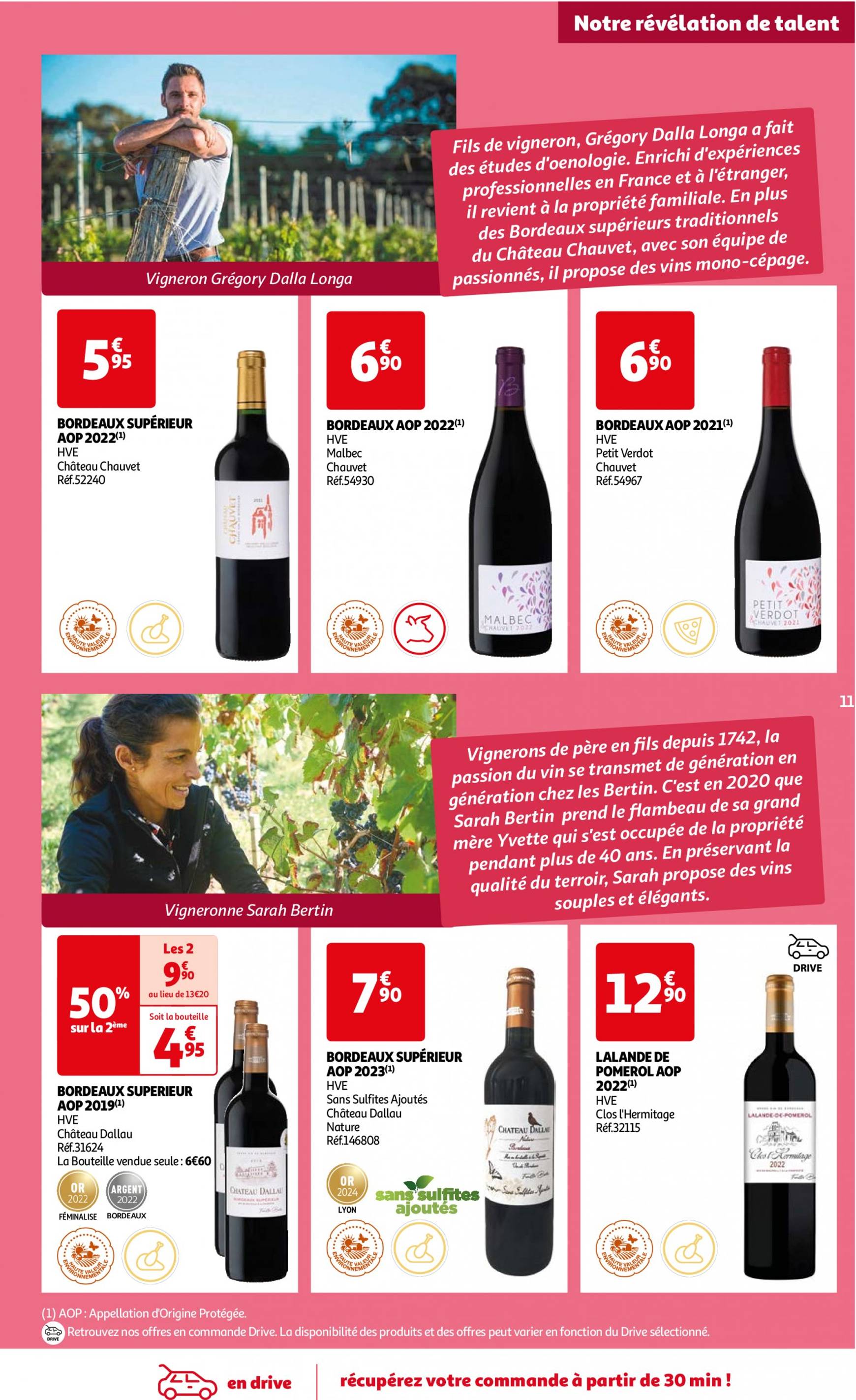 auchan - Auchan - Foire au vins : Un grand choix de cuvées folder huidig 24.09. - 07.10. - page: 11