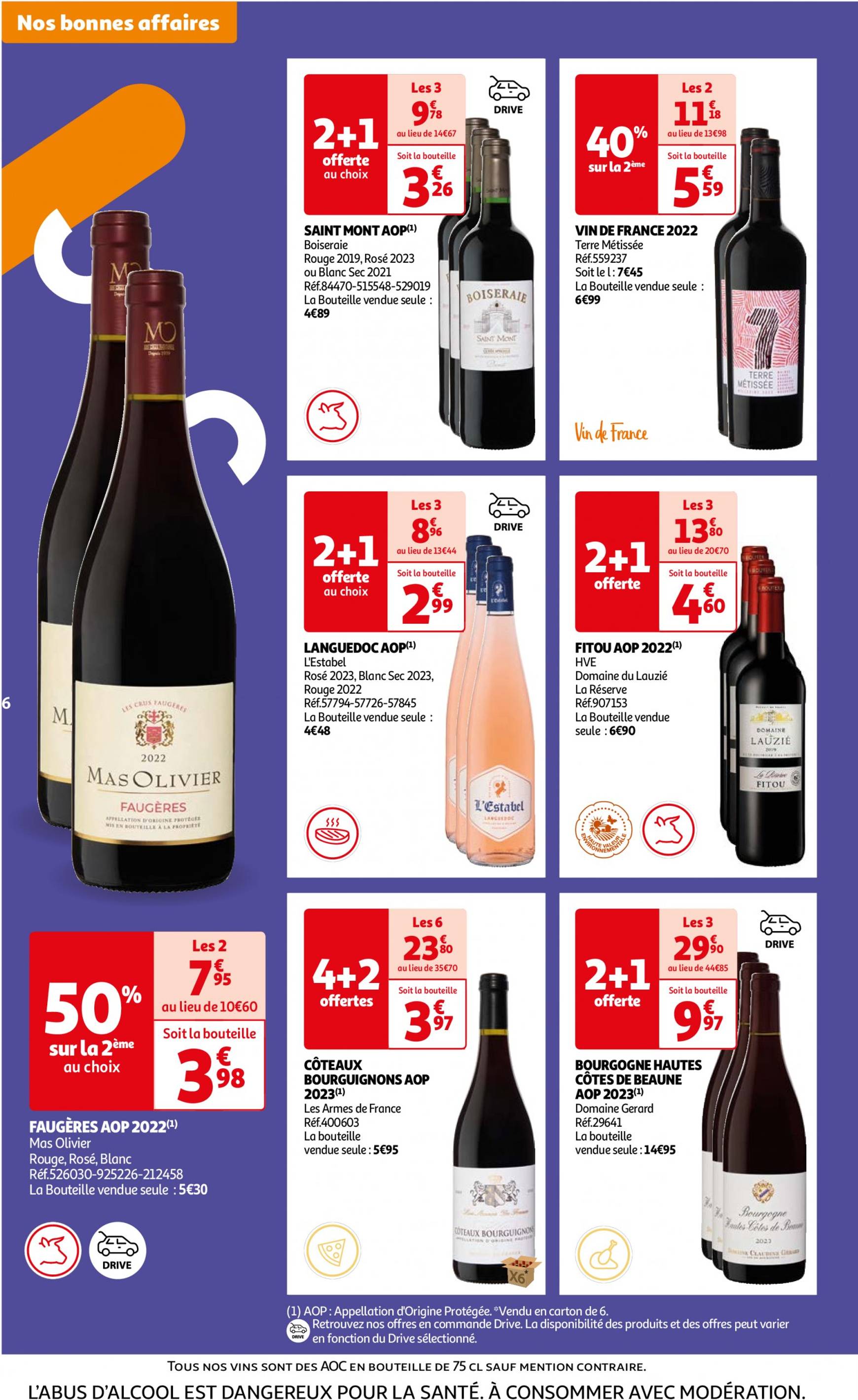 auchan - Auchan - Foire au vins : Un grand choix de cuvées folder huidig 24.09. - 07.10. - page: 6