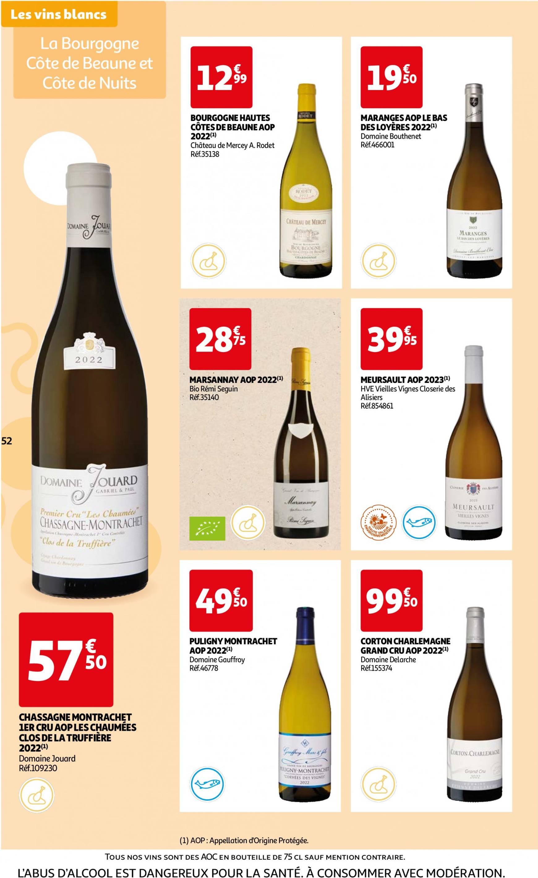 auchan - Auchan - Foire au vins : Un grand choix de cuvées folder huidig 24.09. - 07.10. - page: 52