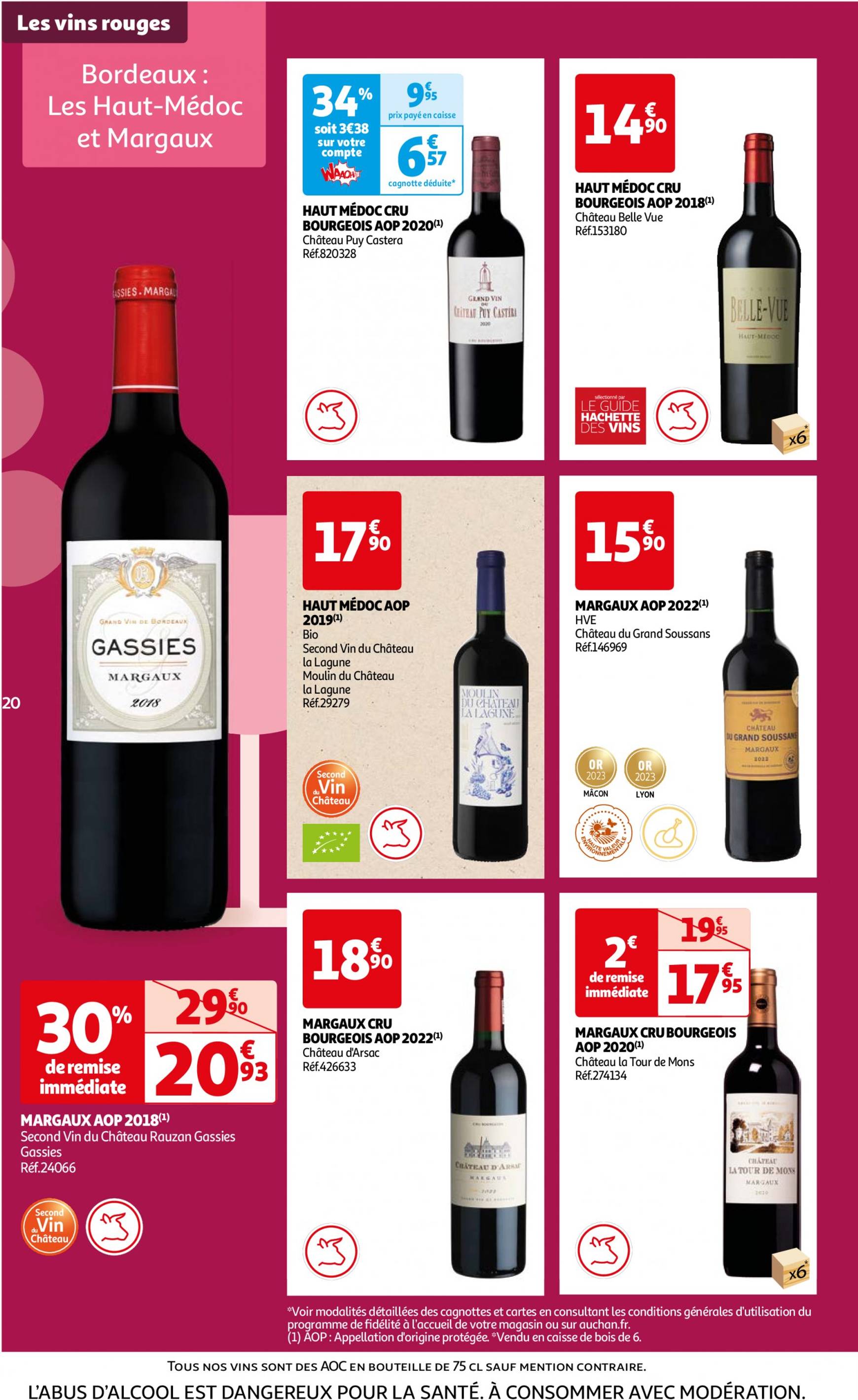 auchan - Auchan - Foire au vins : Un grand choix de cuvées folder huidig 24.09. - 07.10. - page: 20