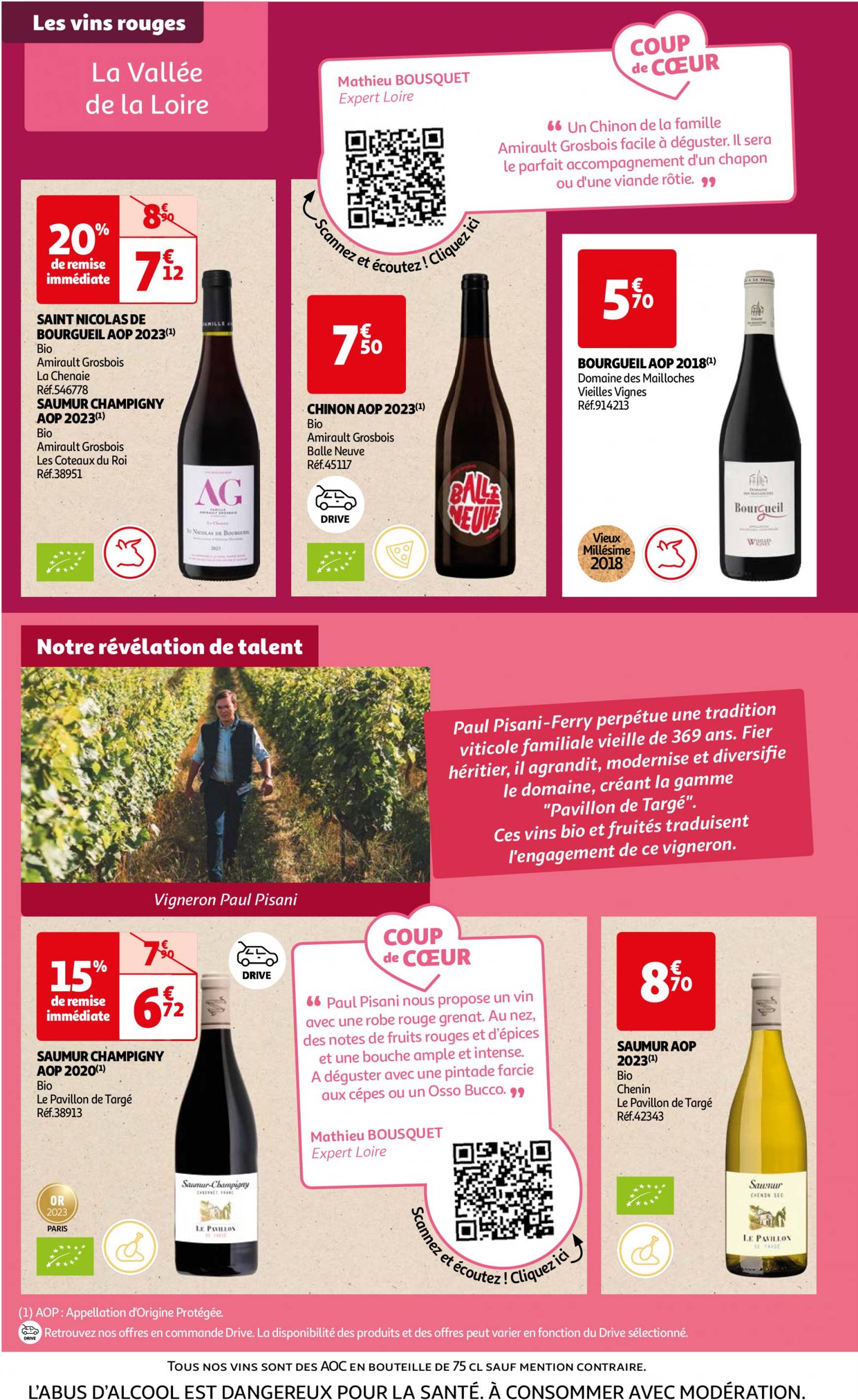 auchan - Auchan - Foire au vins : Un grand choix de cuvées folder huidig 24.09. - 07.10. - page: 42