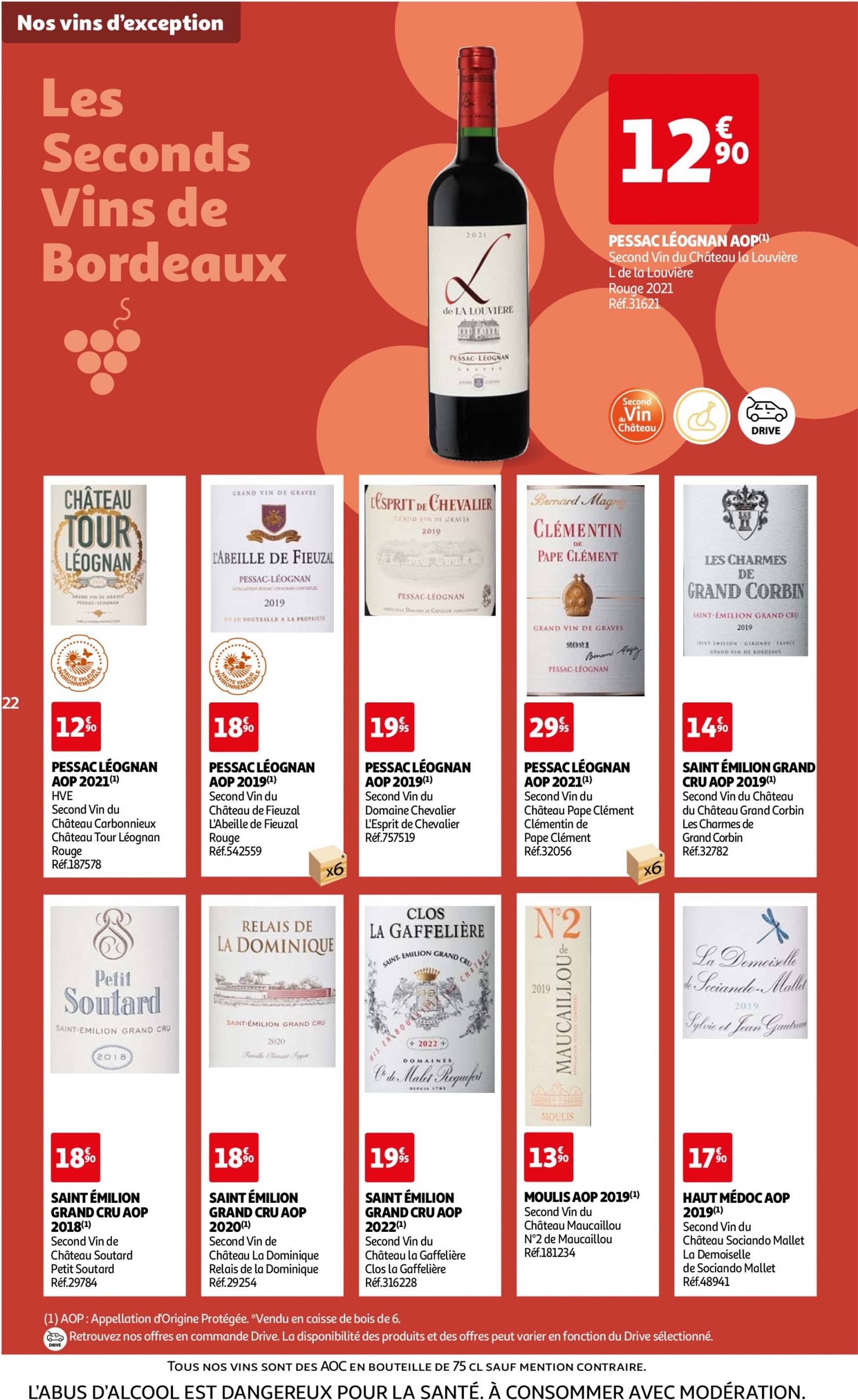 auchan - Auchan - Foire au vins : Un grand choix de cuvées folder huidig 24.09. - 07.10. - page: 22