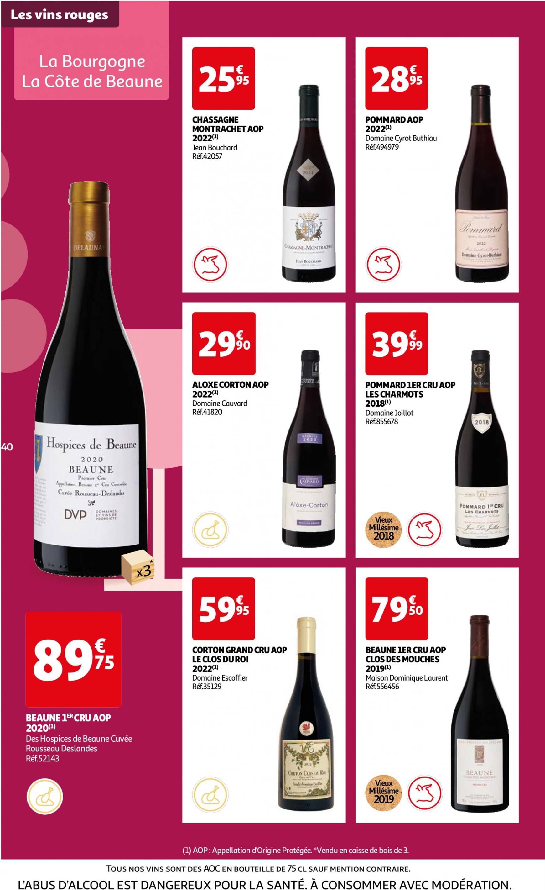 auchan - Auchan - Foire au vins : Un grand choix de cuvées folder huidig 24.09. - 07.10. - page: 40