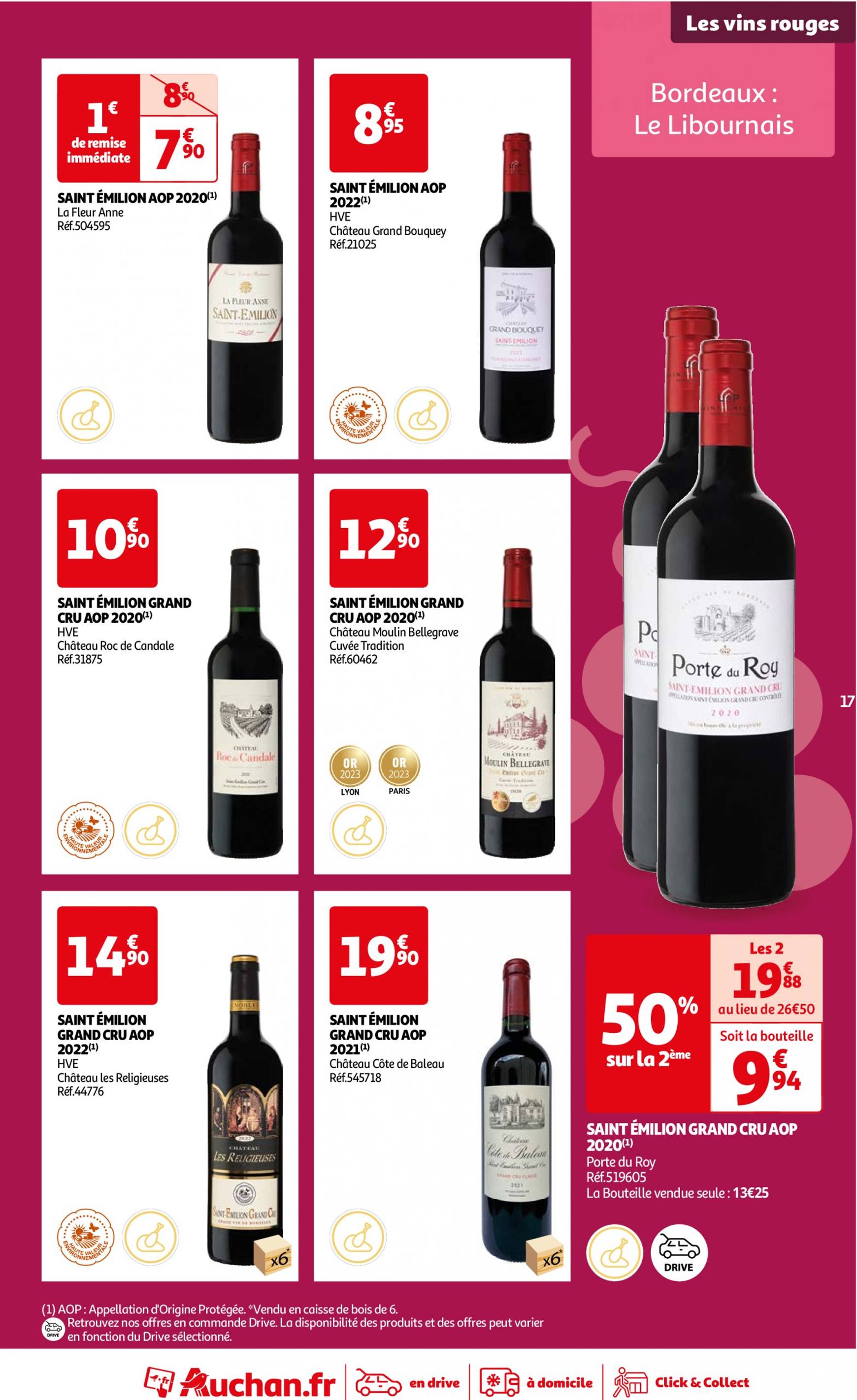 auchan - Auchan - Foire au vins : Un grand choix de cuvées folder huidig 24.09. - 07.10. - page: 17