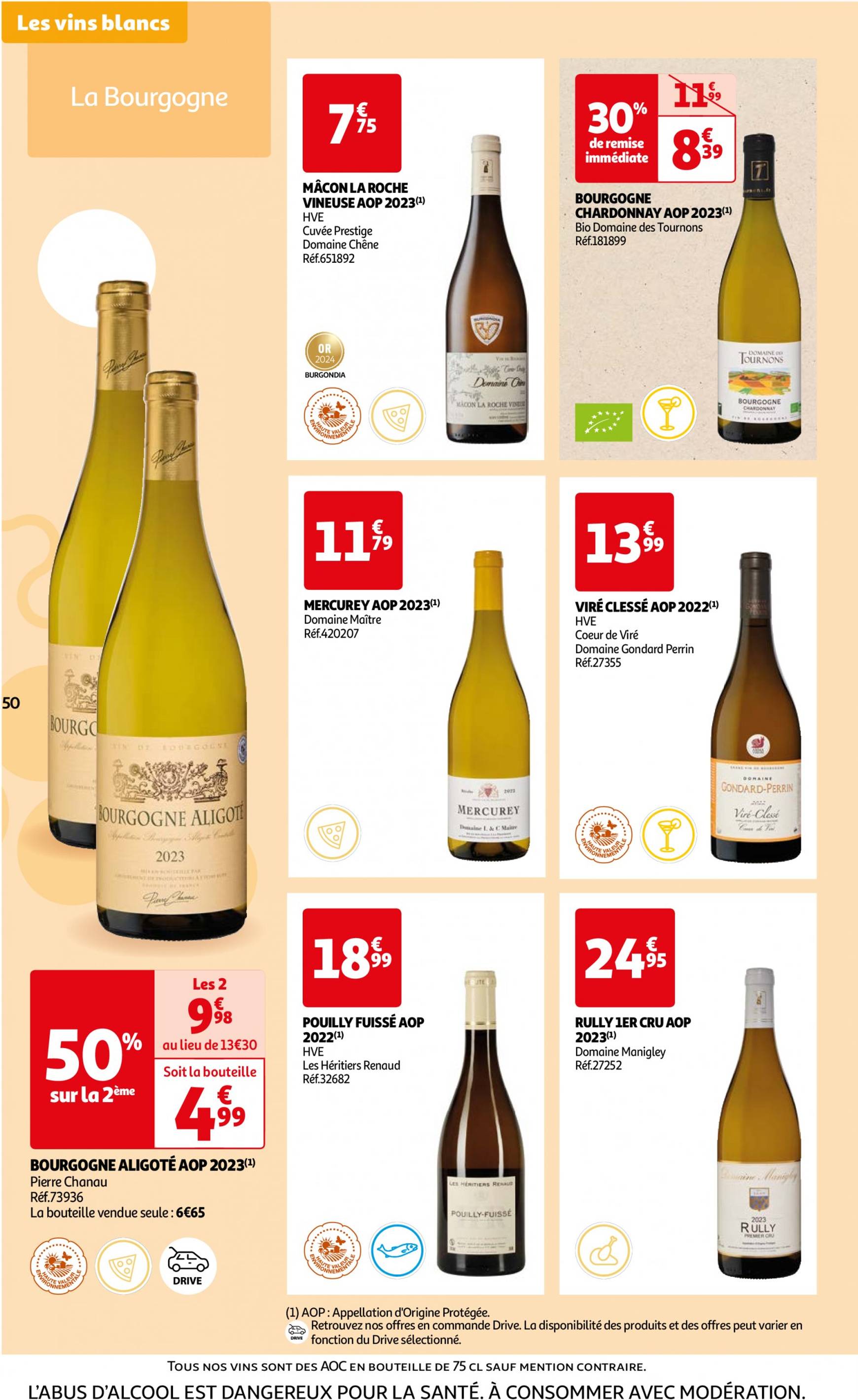 auchan - Auchan - Foire au vins : Un grand choix de cuvées folder huidig 24.09. - 07.10. - page: 50