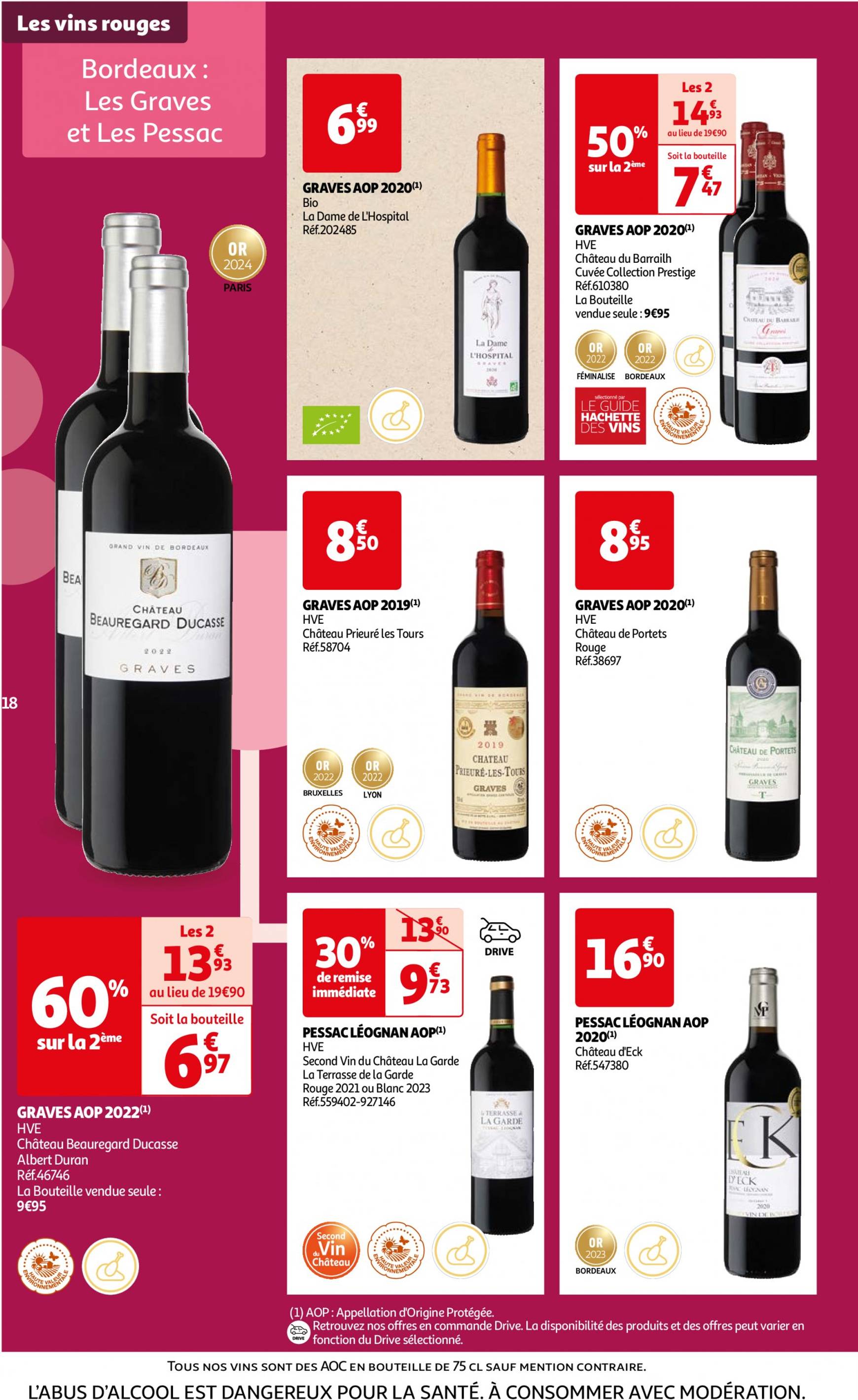 auchan - Auchan - Foire au vins : Un grand choix de cuvées folder huidig 24.09. - 07.10. - page: 18