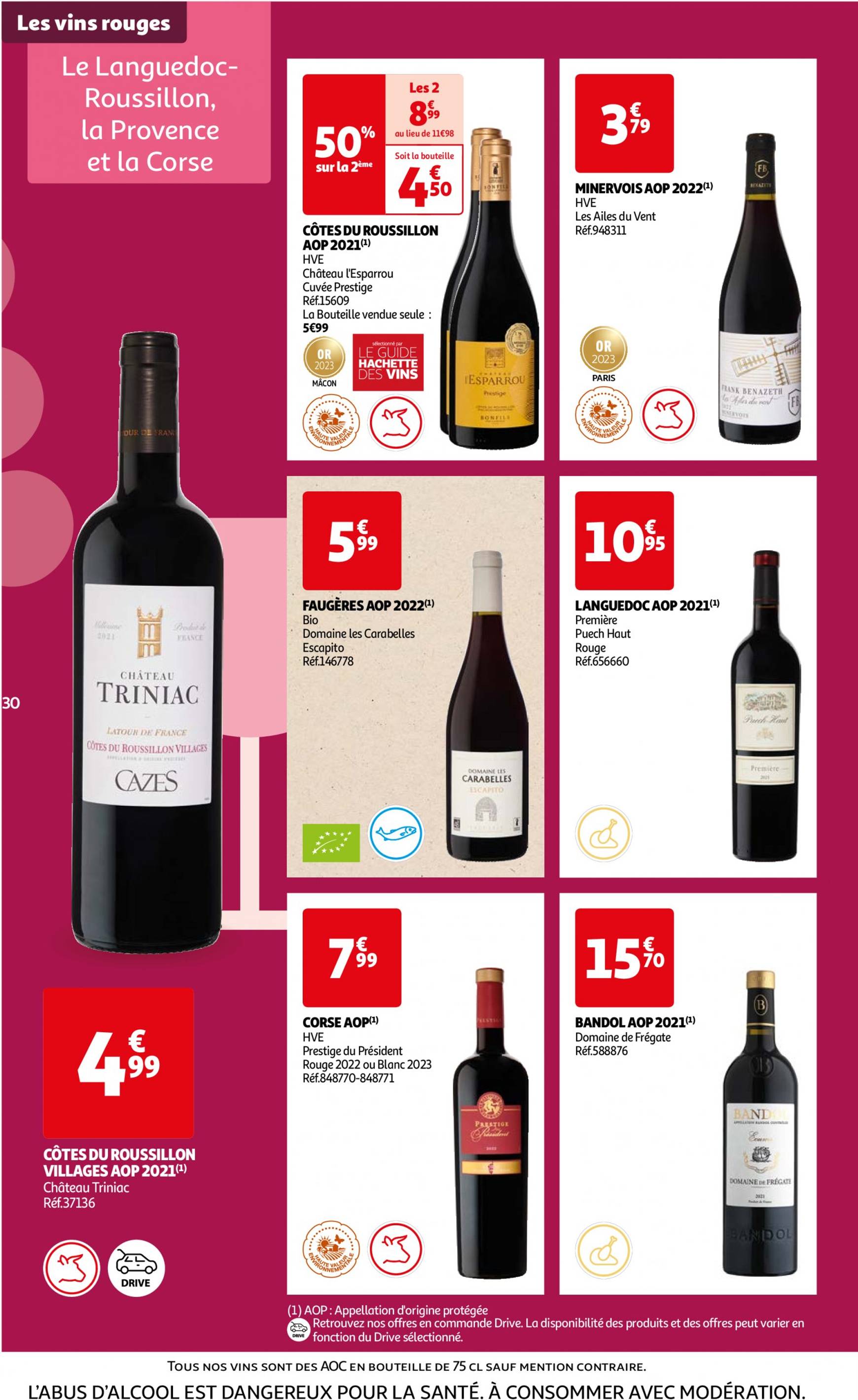 auchan - Auchan - Foire au vins : Un grand choix de cuvées folder huidig 24.09. - 07.10. - page: 30