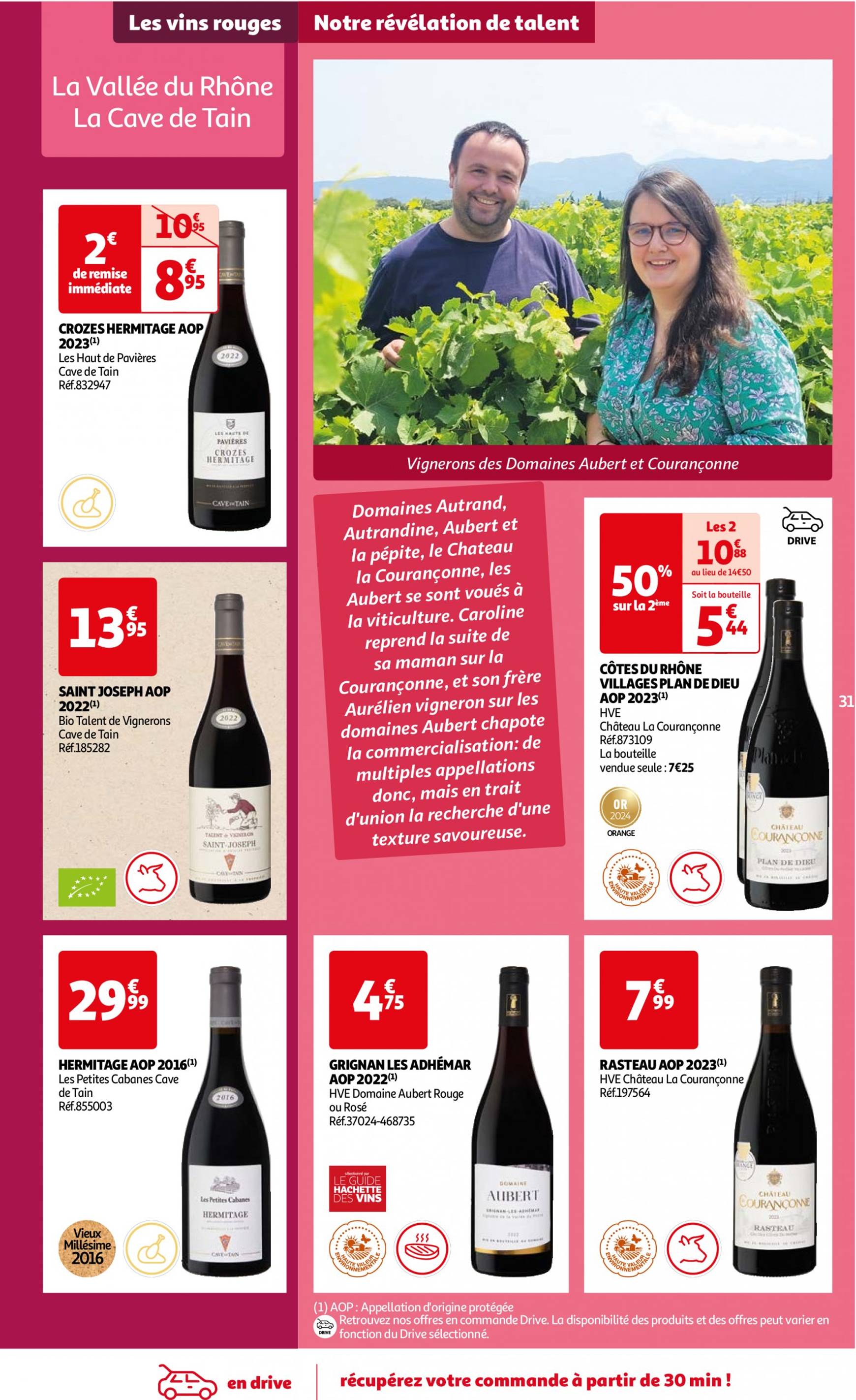 auchan - Auchan - Foire au vins : Un grand choix de cuvées folder huidig 24.09. - 07.10. - page: 31