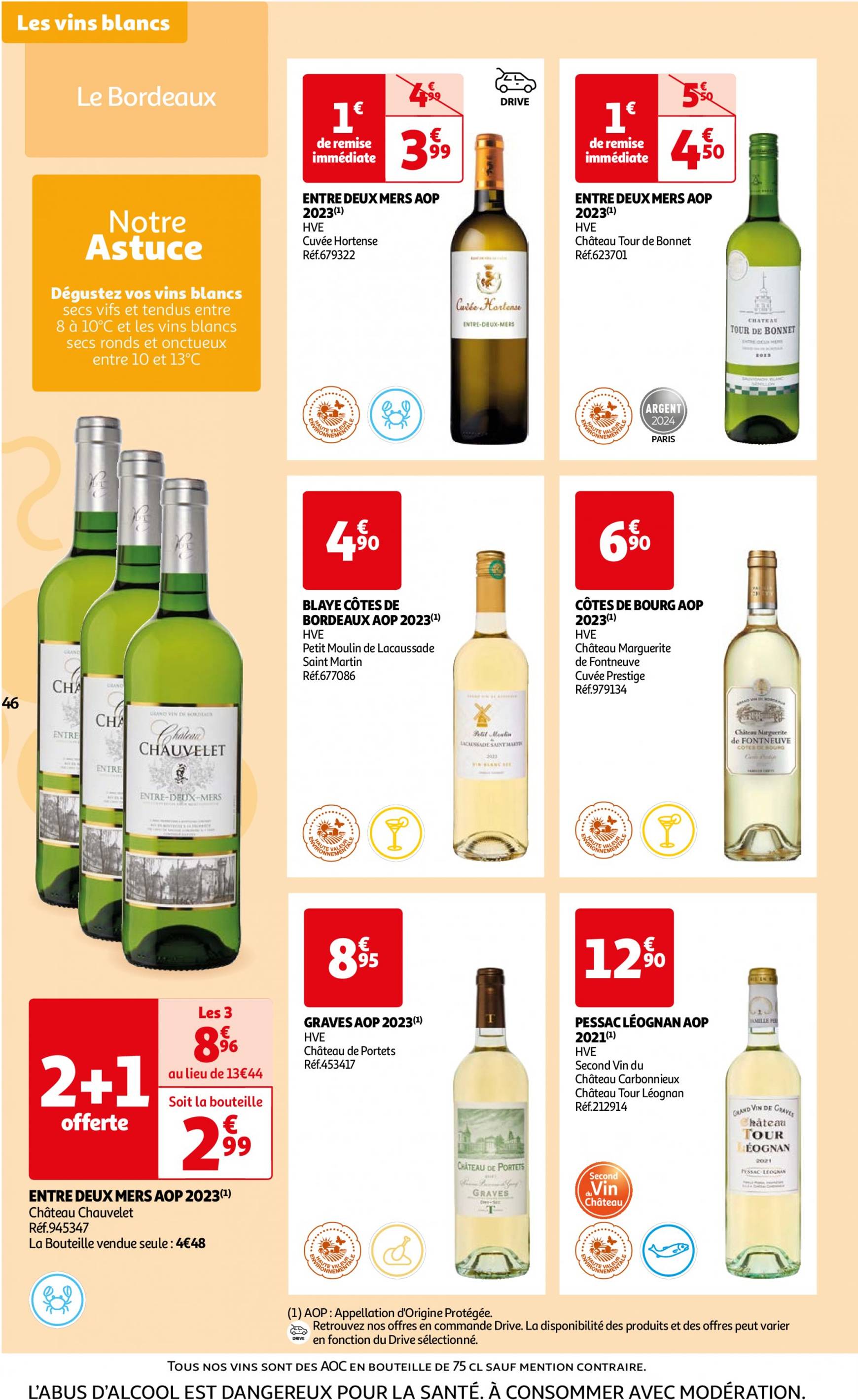 auchan - Auchan - Foire au vins : Un grand choix de cuvées folder huidig 24.09. - 07.10. - page: 46