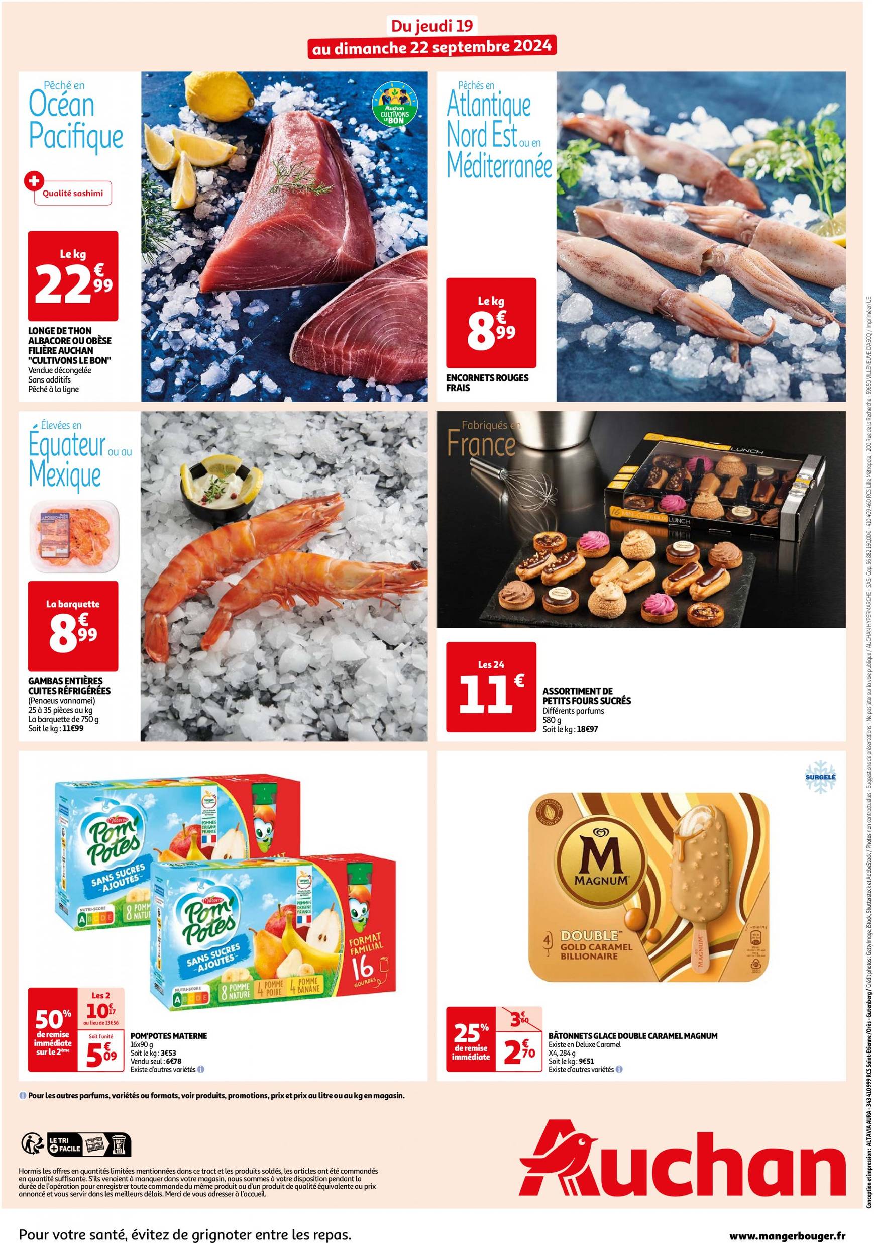 auchan - Auchan - Les bons plans du week-end dans votre hyper ! folder huidig 19.09. - 22.09. - page: 2