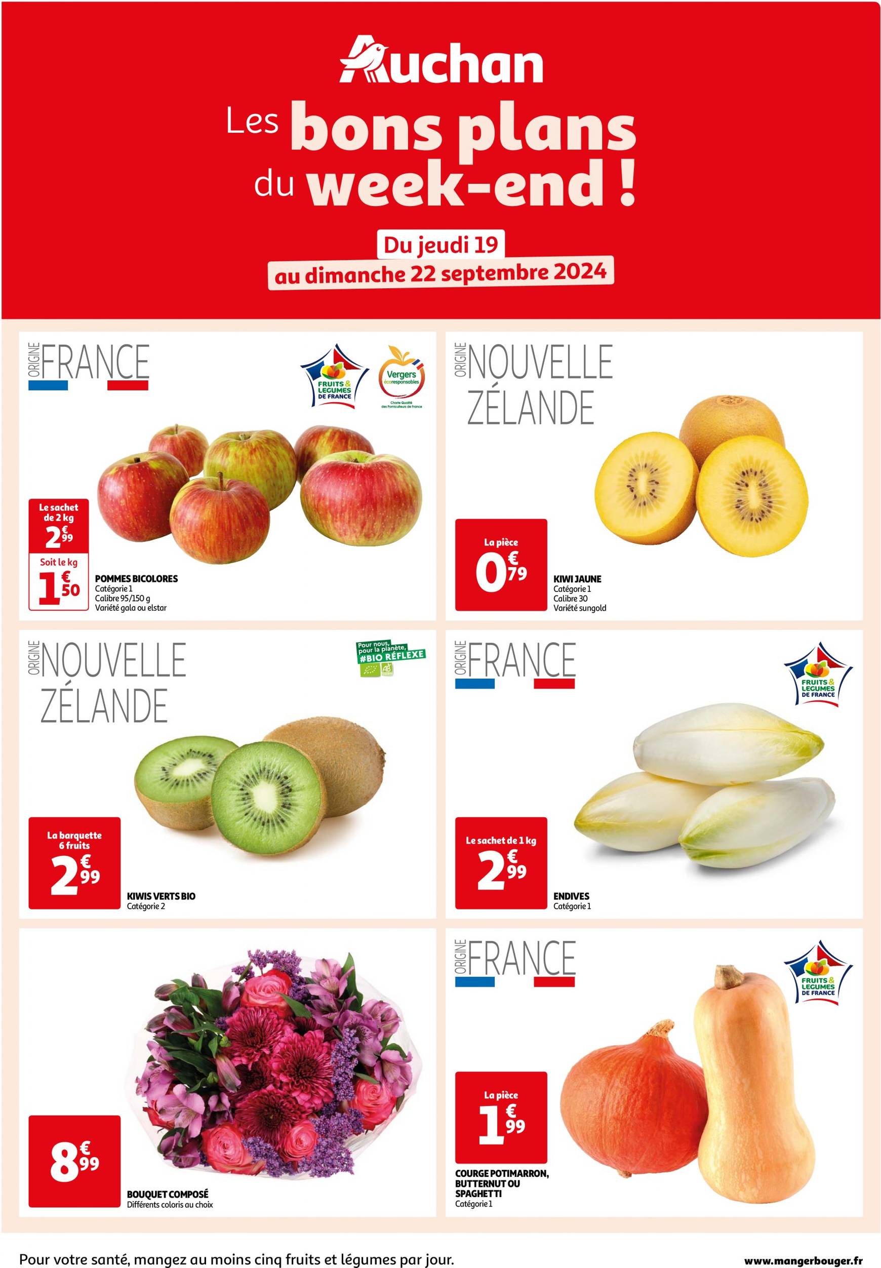 auchan - Auchan - Les bons plans du week-end dans votre hyper ! folder huidig 19.09. - 22.09.