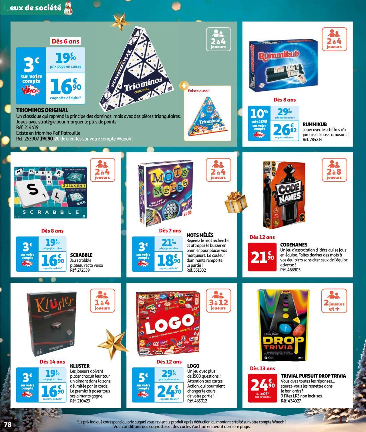 auchan - Auchan Réveillons Noël, un max de promos pour les fêtes 11/10/2024 t/m 06/12/2024 - page: 78