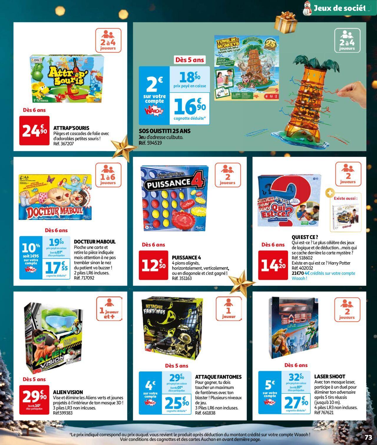 auchan - Auchan Réveillons Noël, un max de promos pour les fêtes 11/10/2024 t/m 06/12/2024 - page: 73