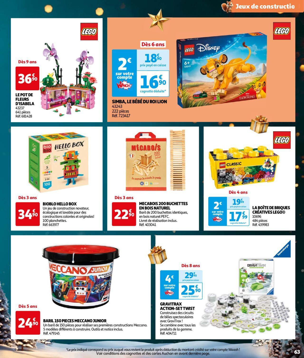 auchan - Auchan Réveillons Noël, un max de promos pour les fêtes 11/10/2024 t/m 06/12/2024 - page: 63