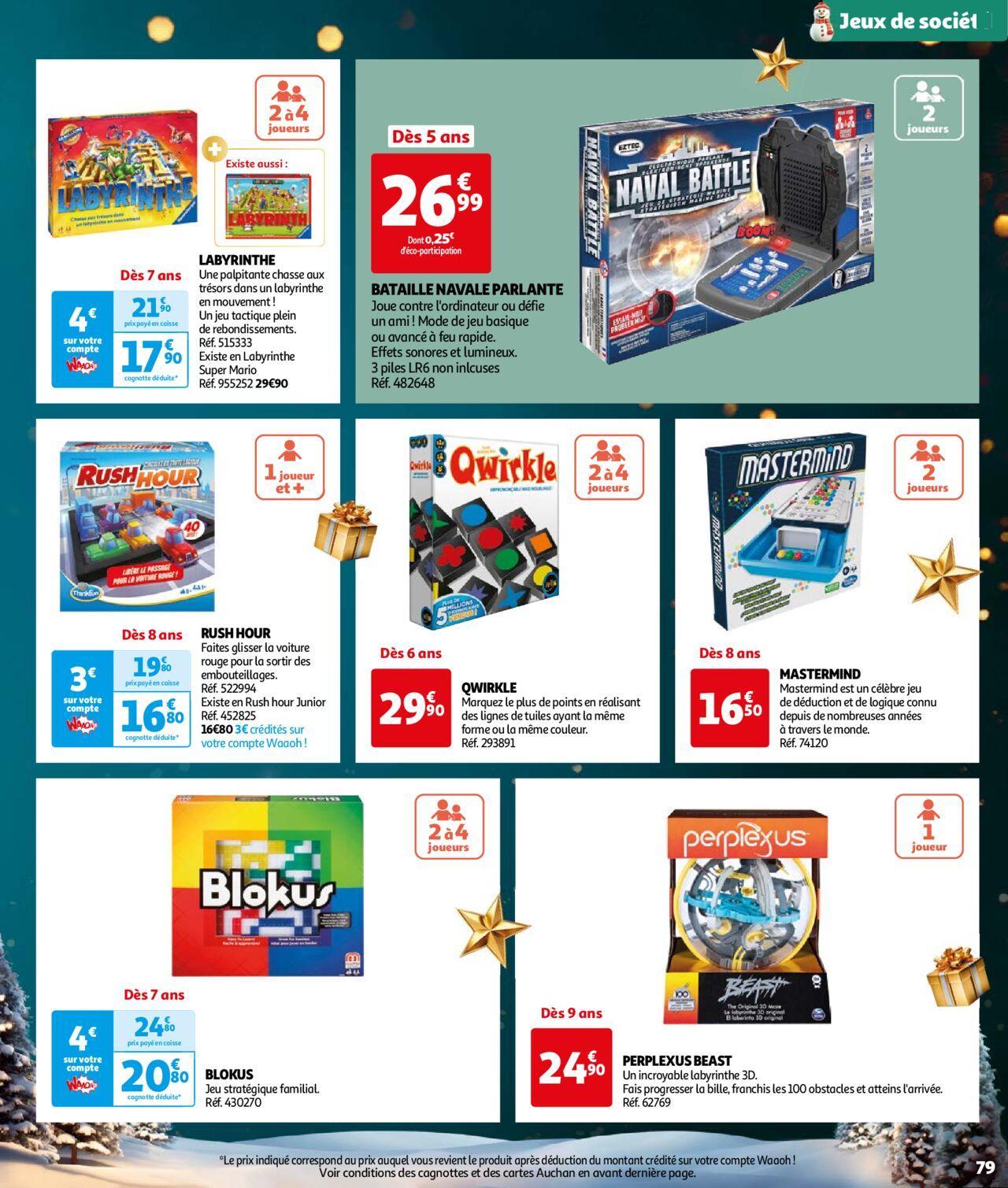 auchan - Auchan Réveillons Noël, un max de promos pour les fêtes 11/10/2024 t/m 06/12/2024 - page: 79