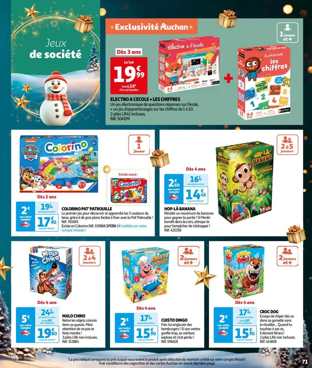 auchan - Auchan Réveillons Noël, un max de promos pour les fêtes 11/10/2024 t/m 06/12/2024 - page: 71