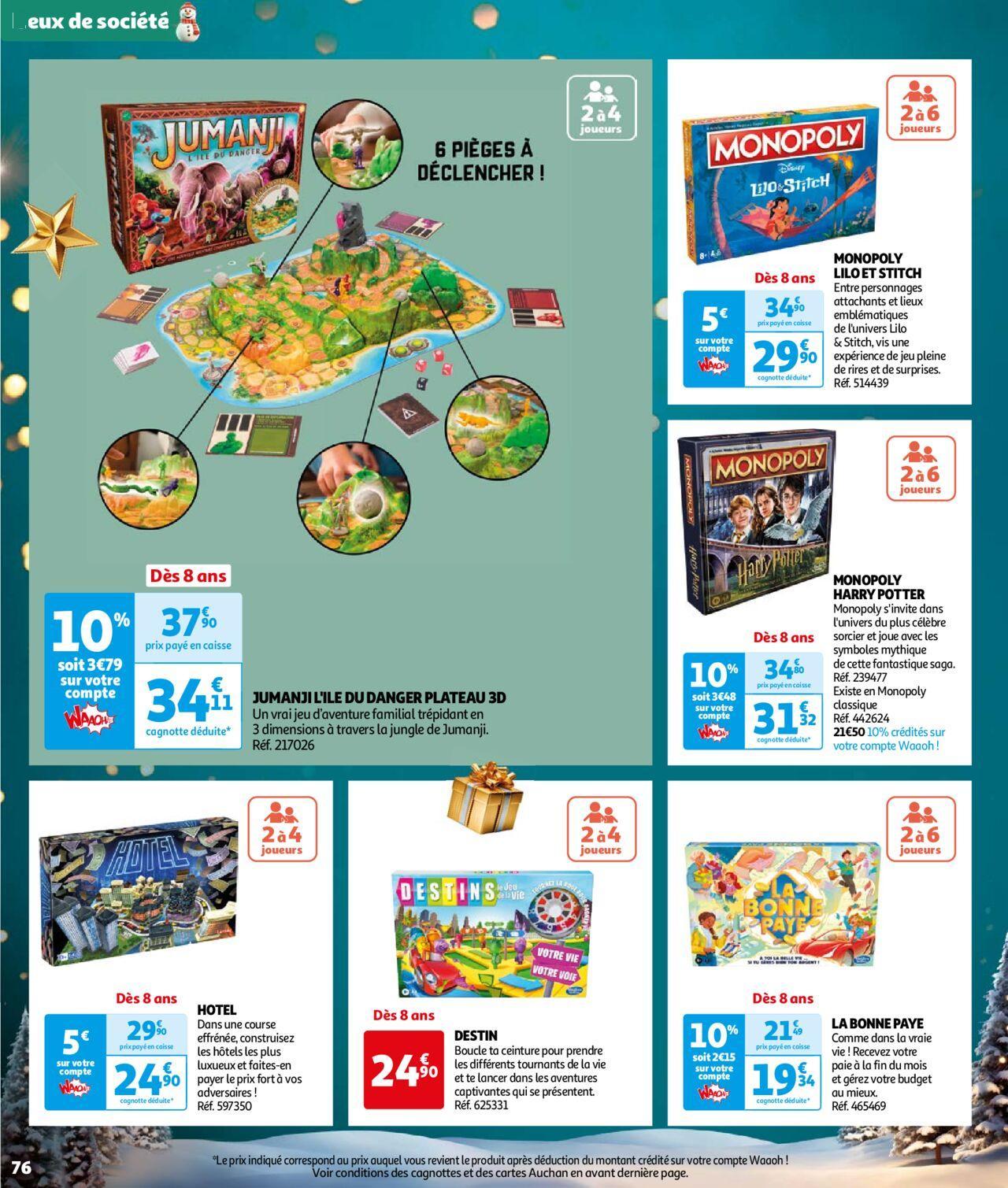 auchan - Auchan Réveillons Noël, un max de promos pour les fêtes 11/10/2024 t/m 06/12/2024 - page: 76