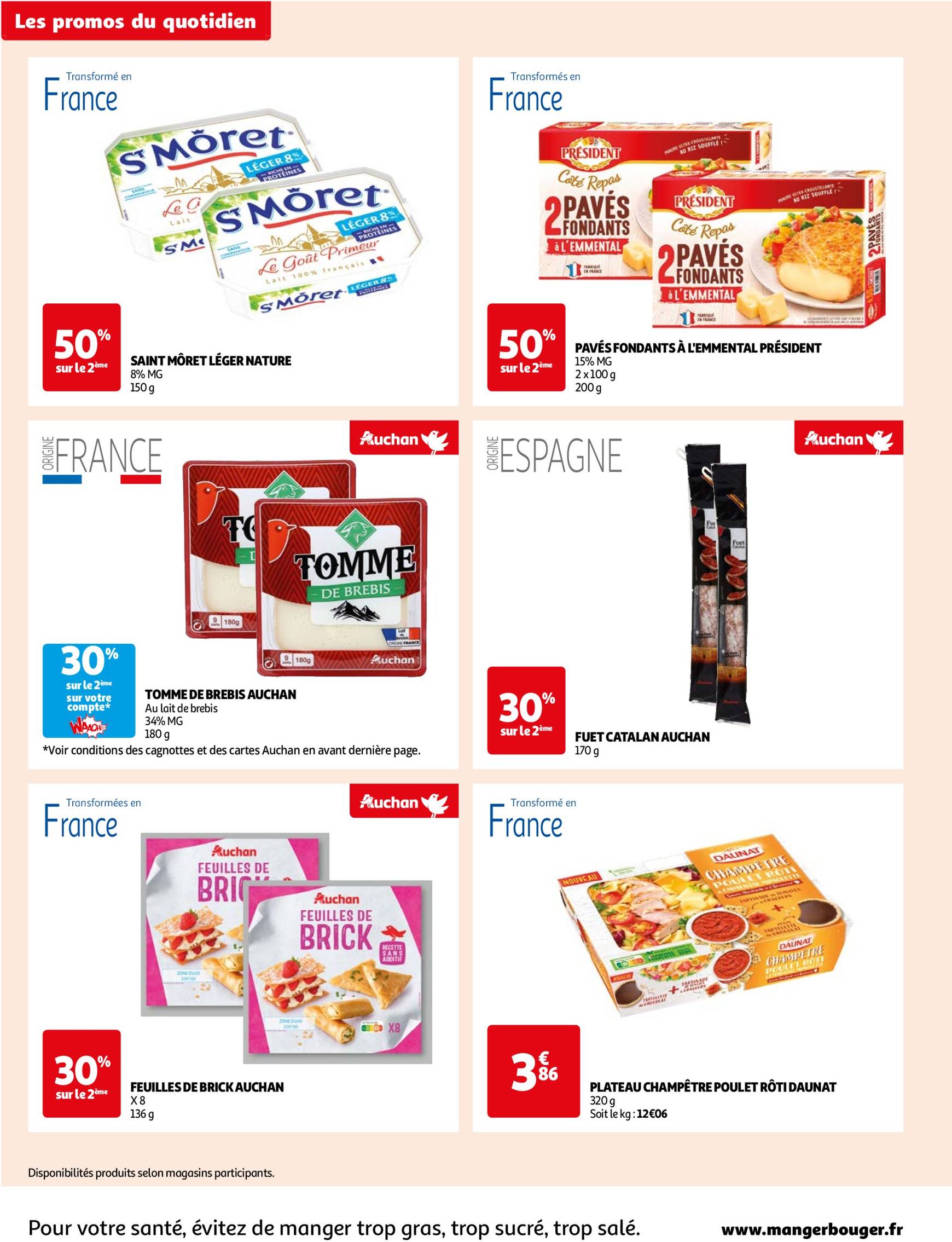 auchan - Auchan Supermarché - Des économies au quotidien dans votre super folder geldig vanaf 15.10. - 27.10. - page: 4