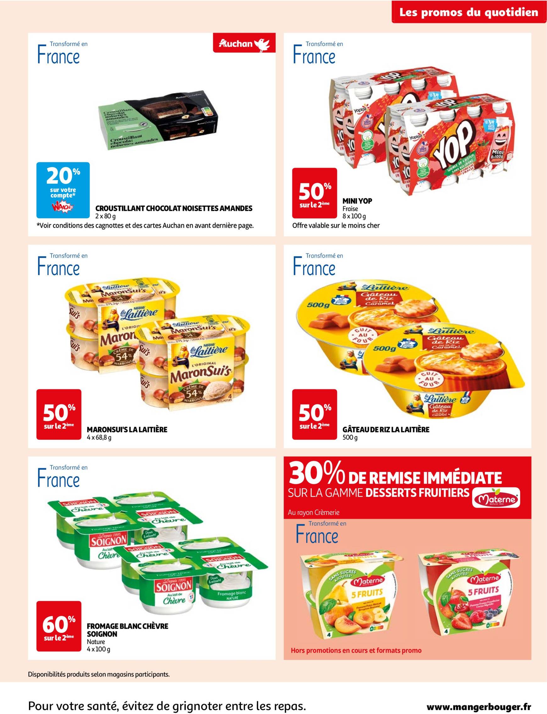 auchan - Auchan Supermarché - Des économies au quotidien dans votre super folder geldig vanaf 15.10. - 27.10. - page: 3