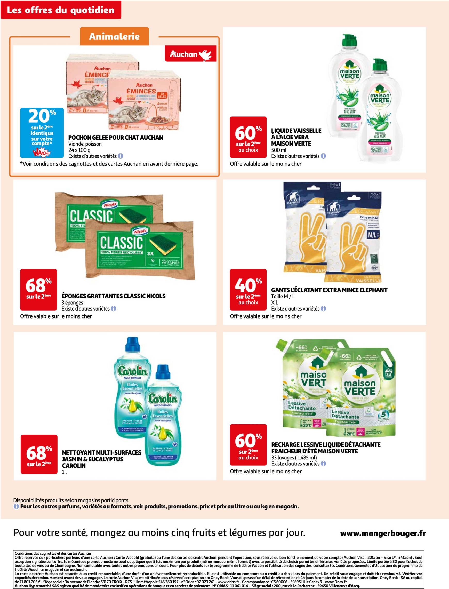 auchan - Auchan Supermarché - Des économies au quotidien dans votre super folder geldig vanaf 15.10. - 27.10. - page: 10