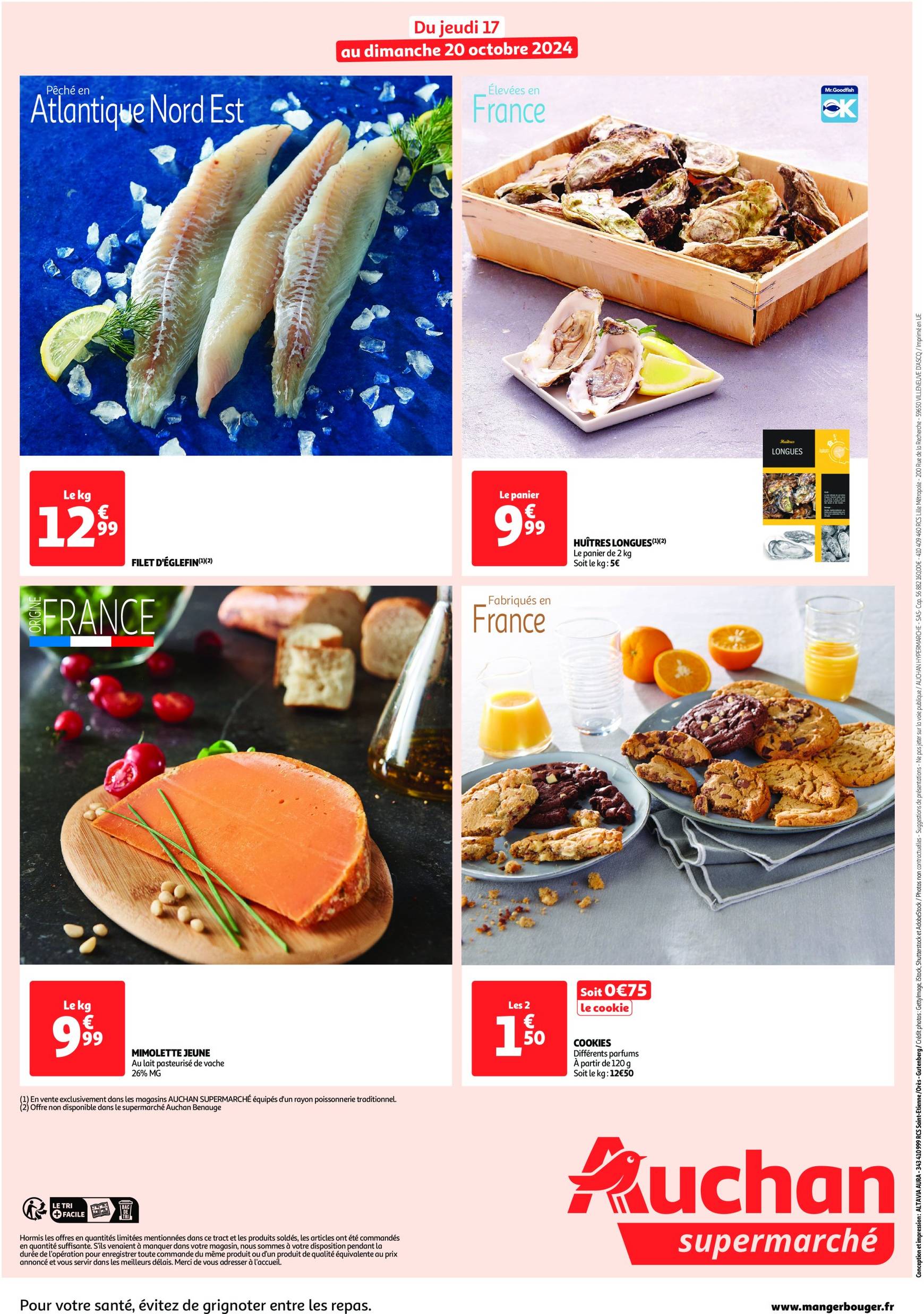 auchan - Auchan supermarché - Les bons plans du week-end dans votre super ! folder geldig vanaf 17.10. - 20.10. - page: 2