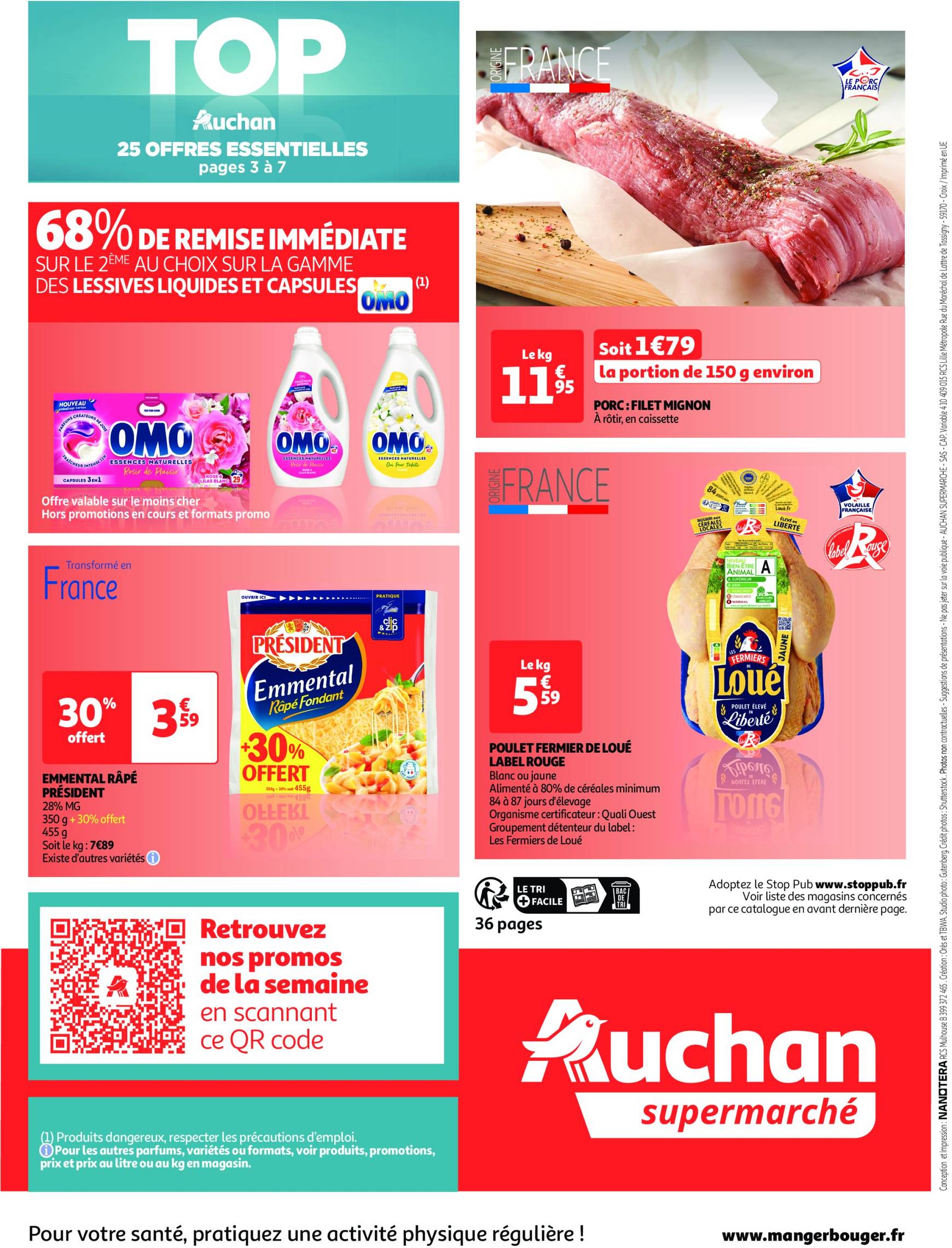 auchan - Auchan supermarché - Il est encore temps de faire le plein de promos folder geldig vanaf 22.10. - 27.10. - page: 36