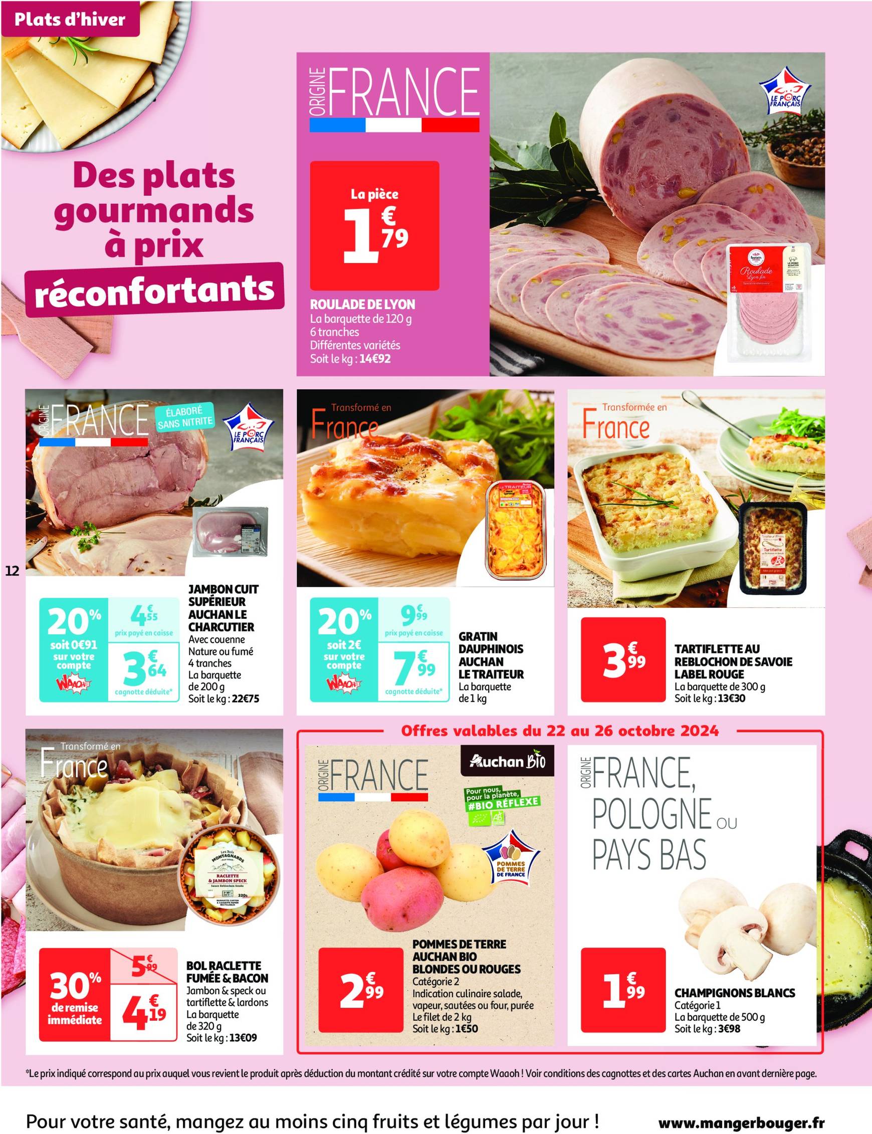 auchan - Auchan supermarché - Il est encore temps de faire le plein de promos folder geldig vanaf 22.10. - 27.10. - page: 12