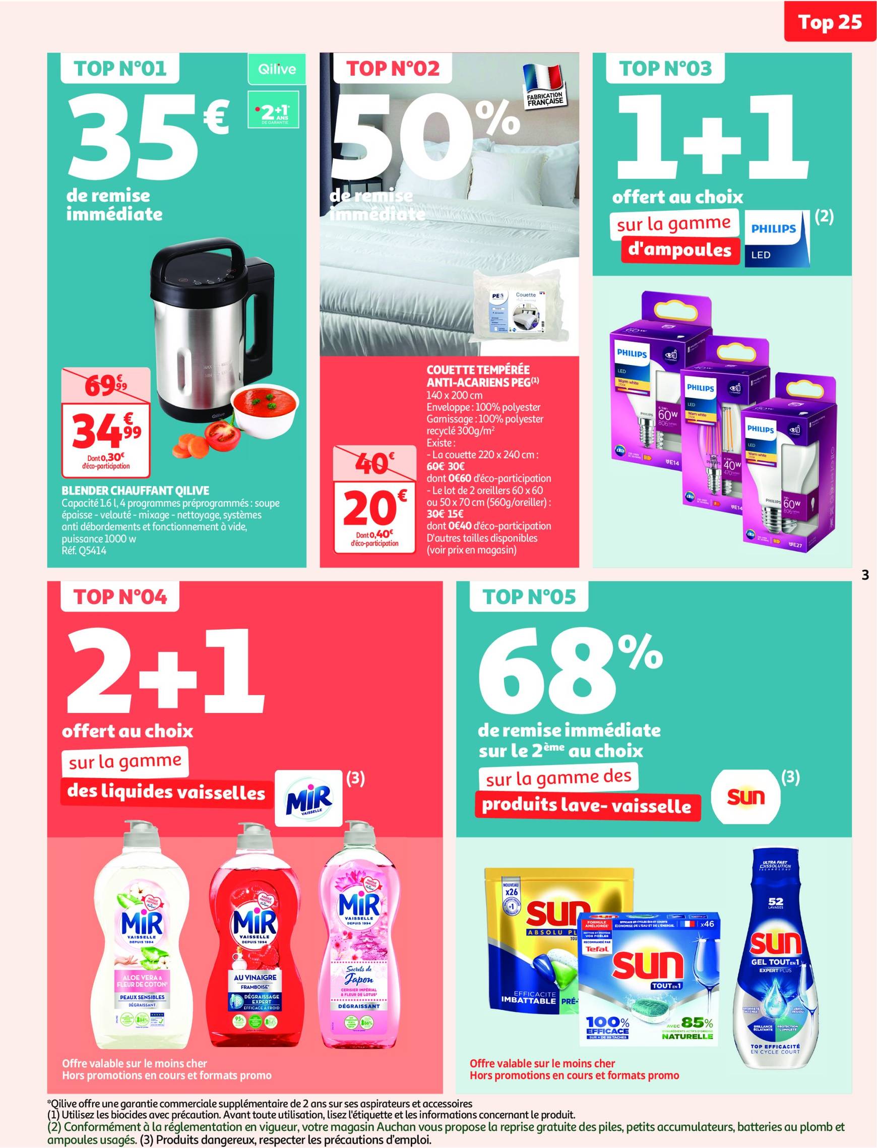 auchan - Auchan supermarché - Il est encore temps de faire le plein de promos folder geldig vanaf 22.10. - 27.10. - page: 3