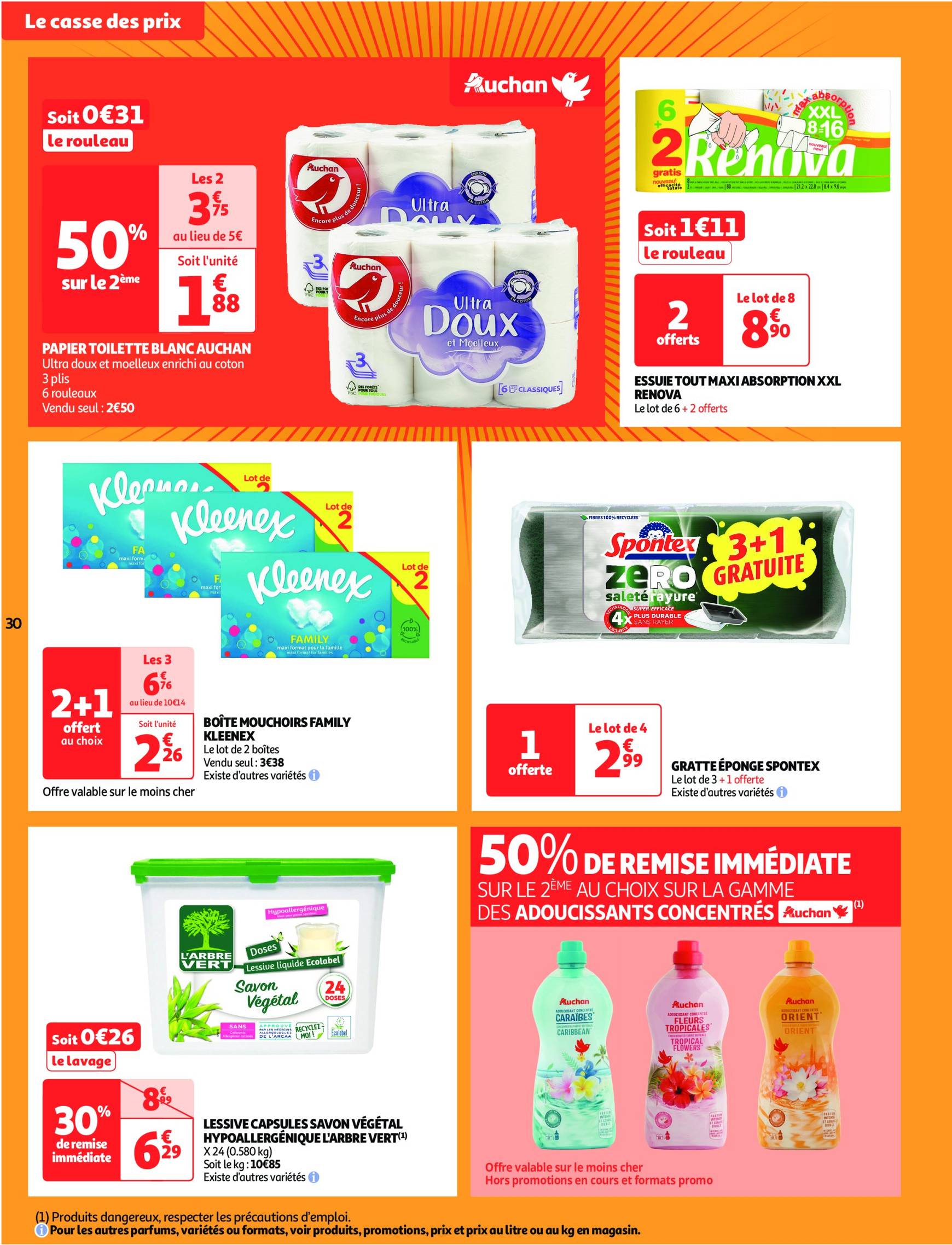 auchan - Auchan supermarché - Il est encore temps de faire le plein de promos folder geldig vanaf 22.10. - 27.10. - page: 30