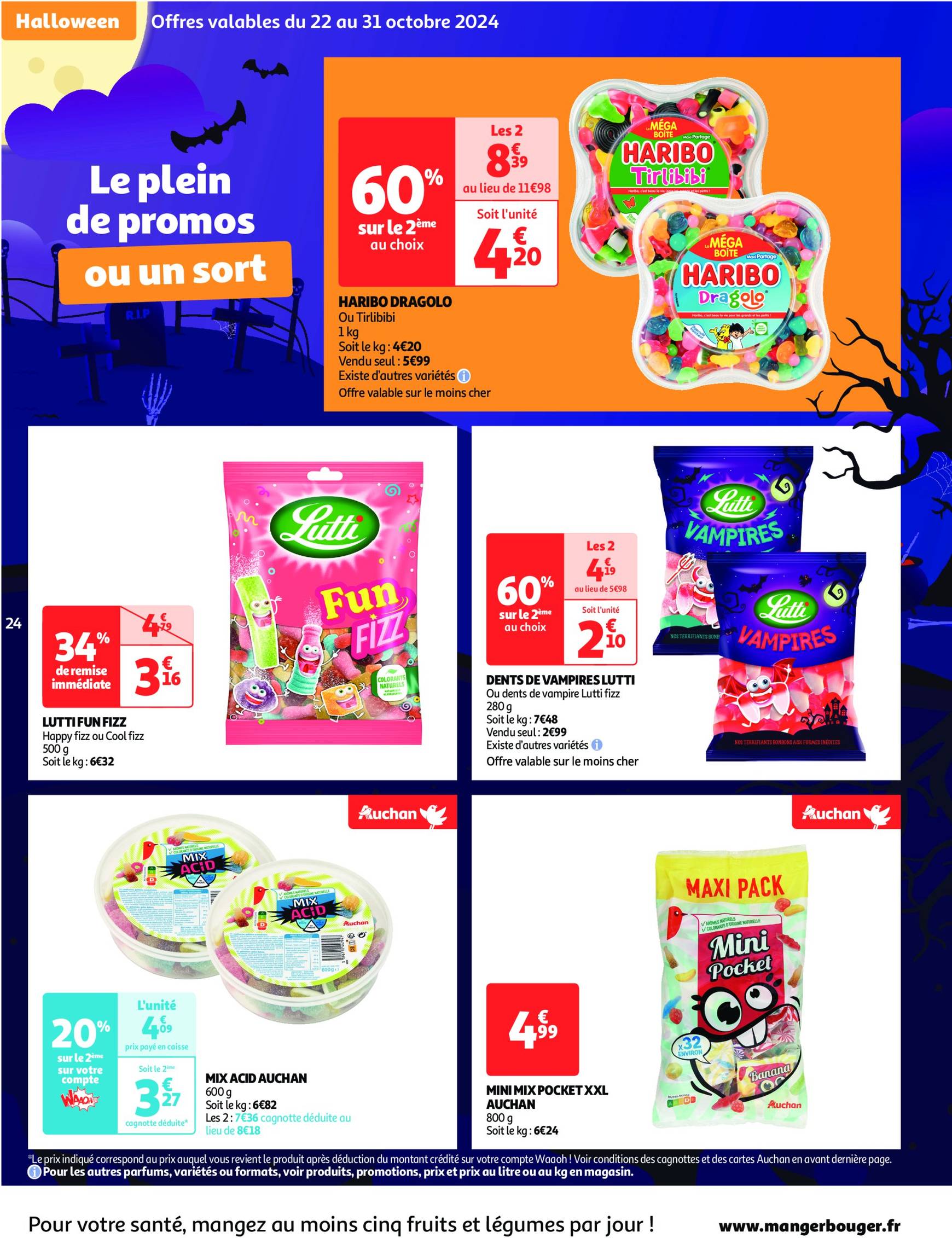 auchan - Auchan supermarché - Il est encore temps de faire le plein de promos folder geldig vanaf 22.10. - 27.10. - page: 24