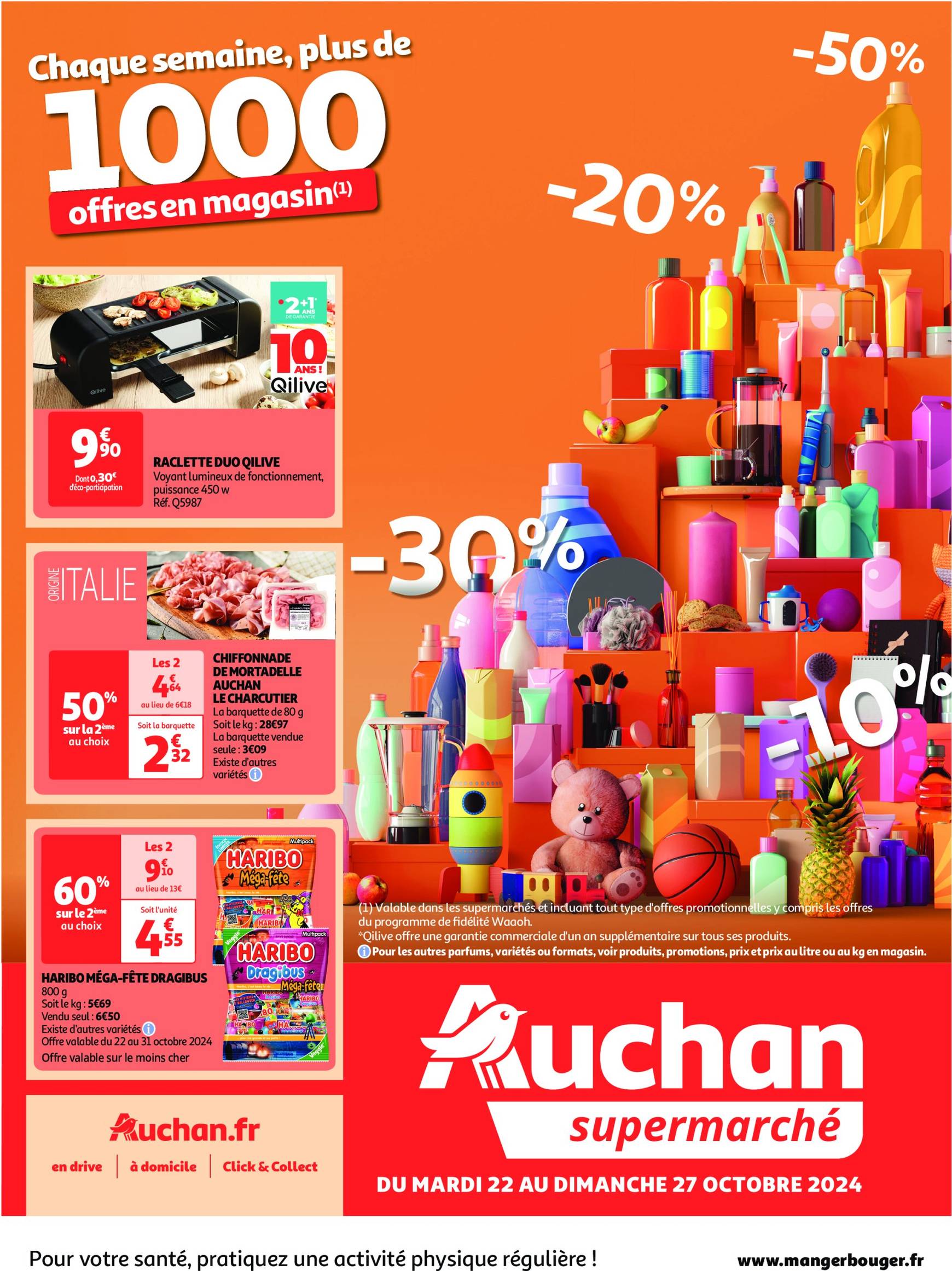 auchan - Auchan supermarché - Il est encore temps de faire le plein de promos folder geldig vanaf 22.10. - 27.10.