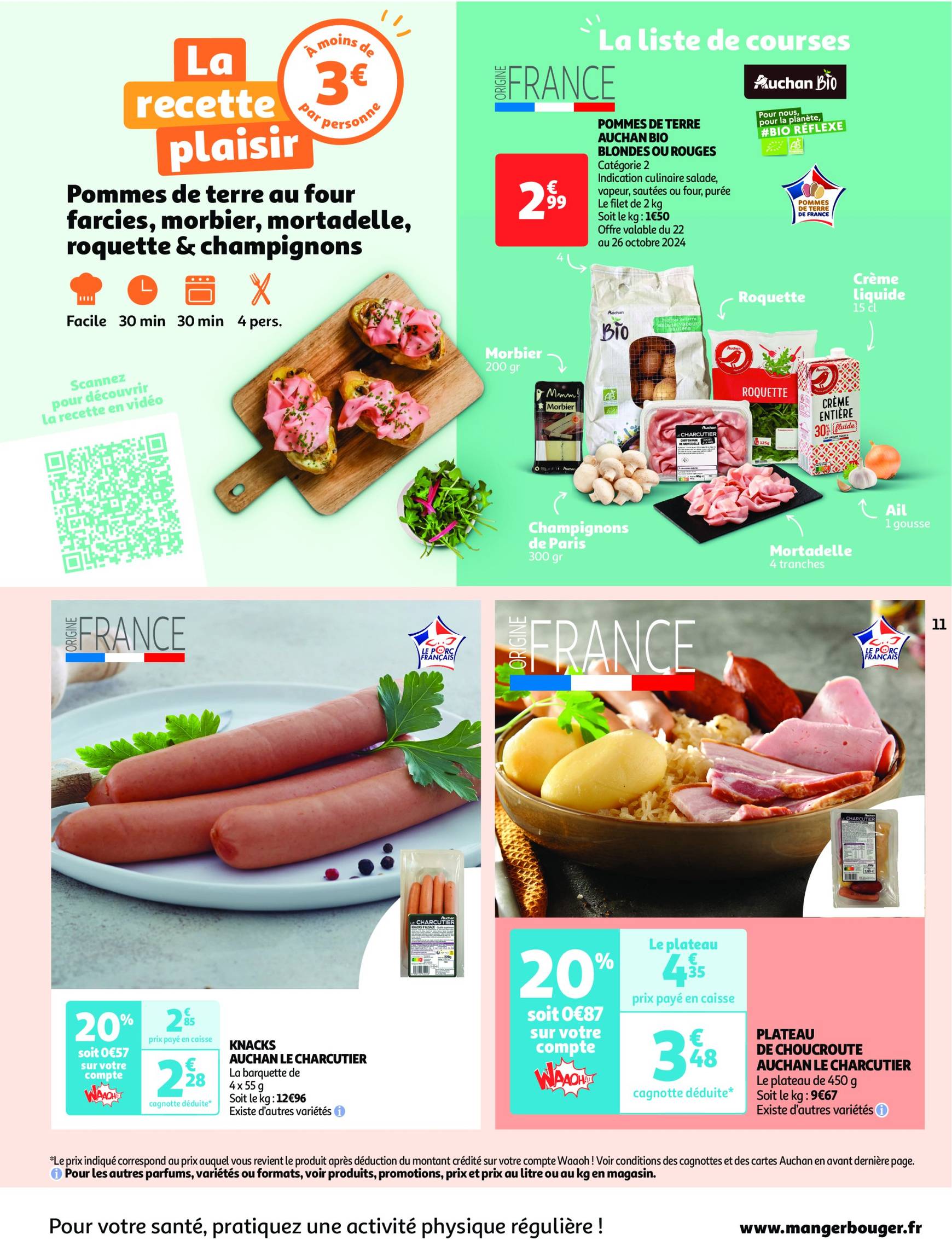 auchan - Auchan supermarché - Il est encore temps de faire le plein de promos folder geldig vanaf 22.10. - 27.10. - page: 11