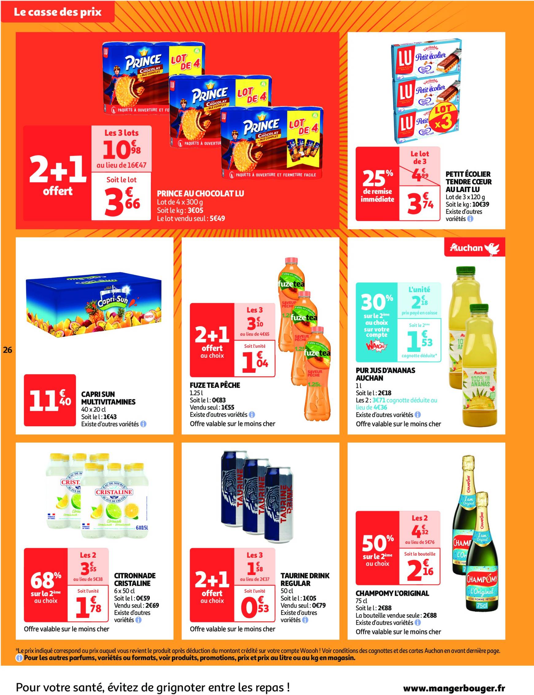 auchan - Auchan supermarché - Il est encore temps de faire le plein de promos folder geldig vanaf 22.10. - 27.10. - page: 26