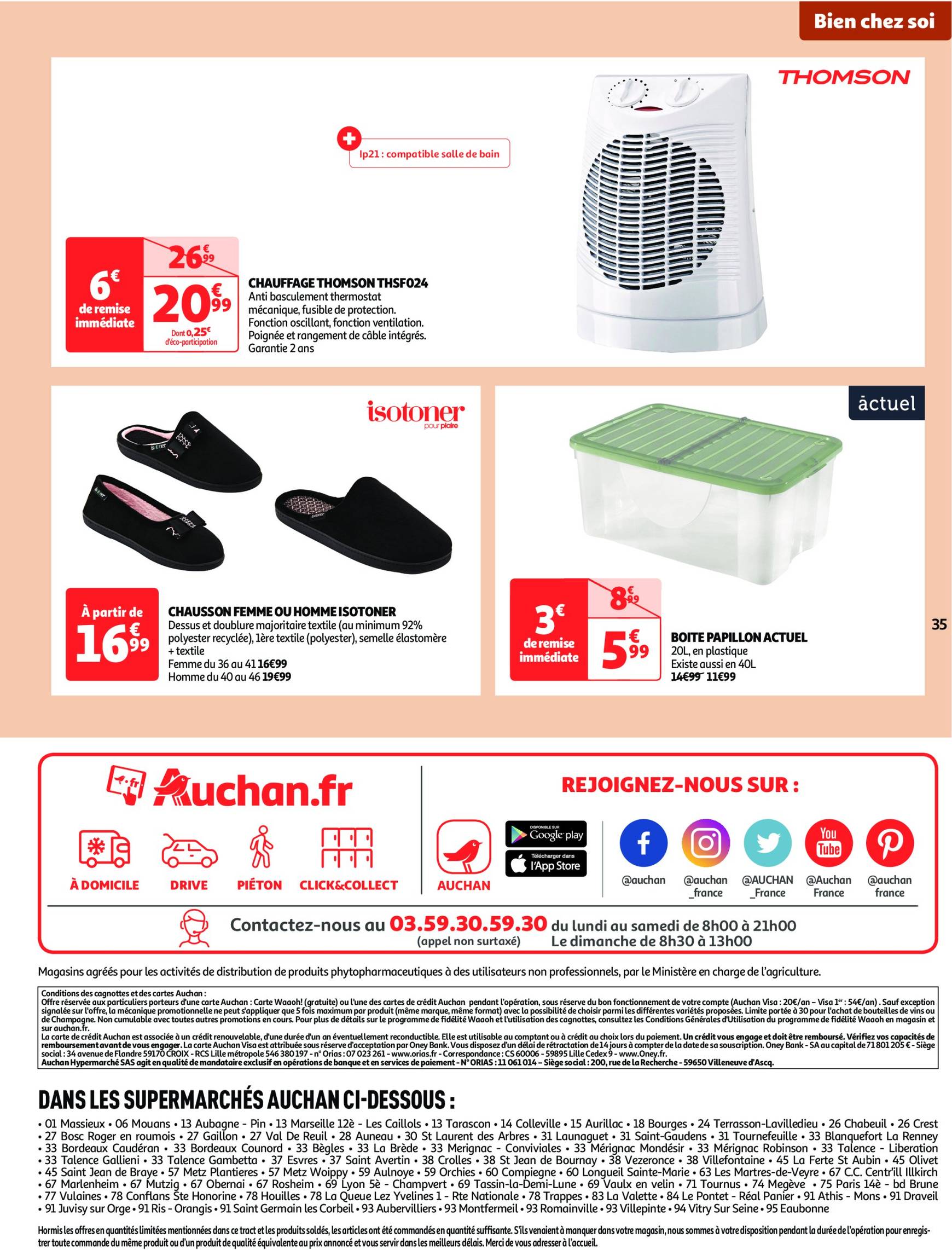 auchan - Auchan supermarché - Il est encore temps de faire le plein de promos folder geldig vanaf 22.10. - 27.10. - page: 35