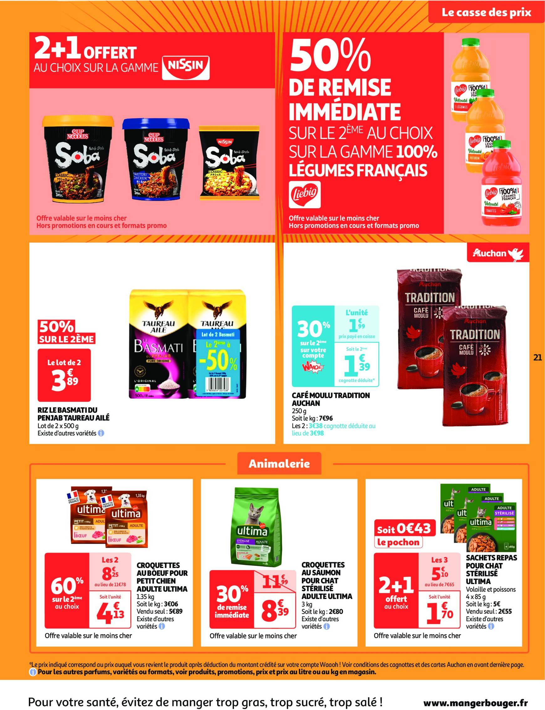 auchan - Auchan supermarché - Il est encore temps de faire le plein de promos folder geldig vanaf 22.10. - 27.10. - page: 21