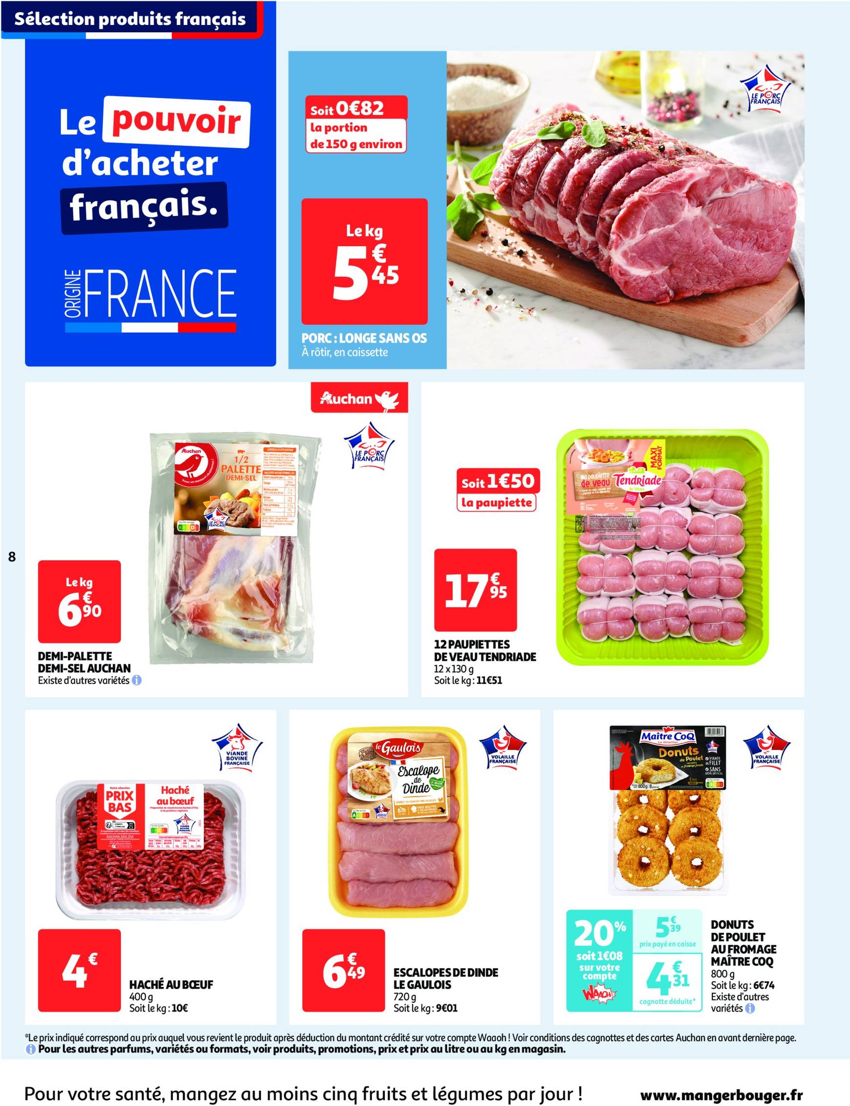 auchan - Auchan supermarché - Il est encore temps de faire le plein de promos folder geldig vanaf 22.10. - 27.10. - page: 8