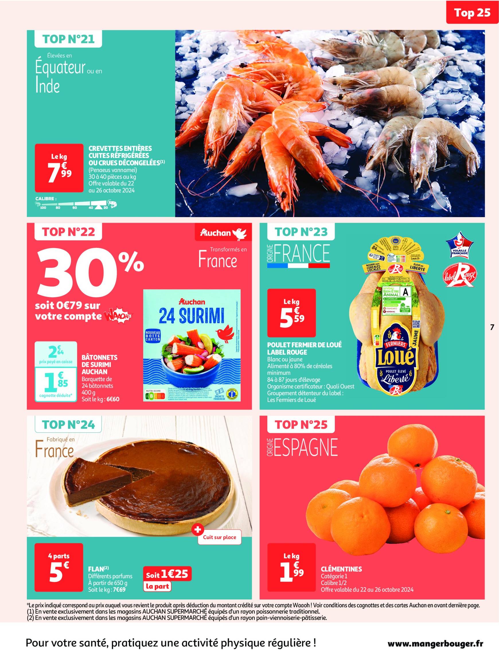 auchan - Auchan supermarché - Il est encore temps de faire le plein de promos folder geldig vanaf 22.10. - 27.10. - page: 7