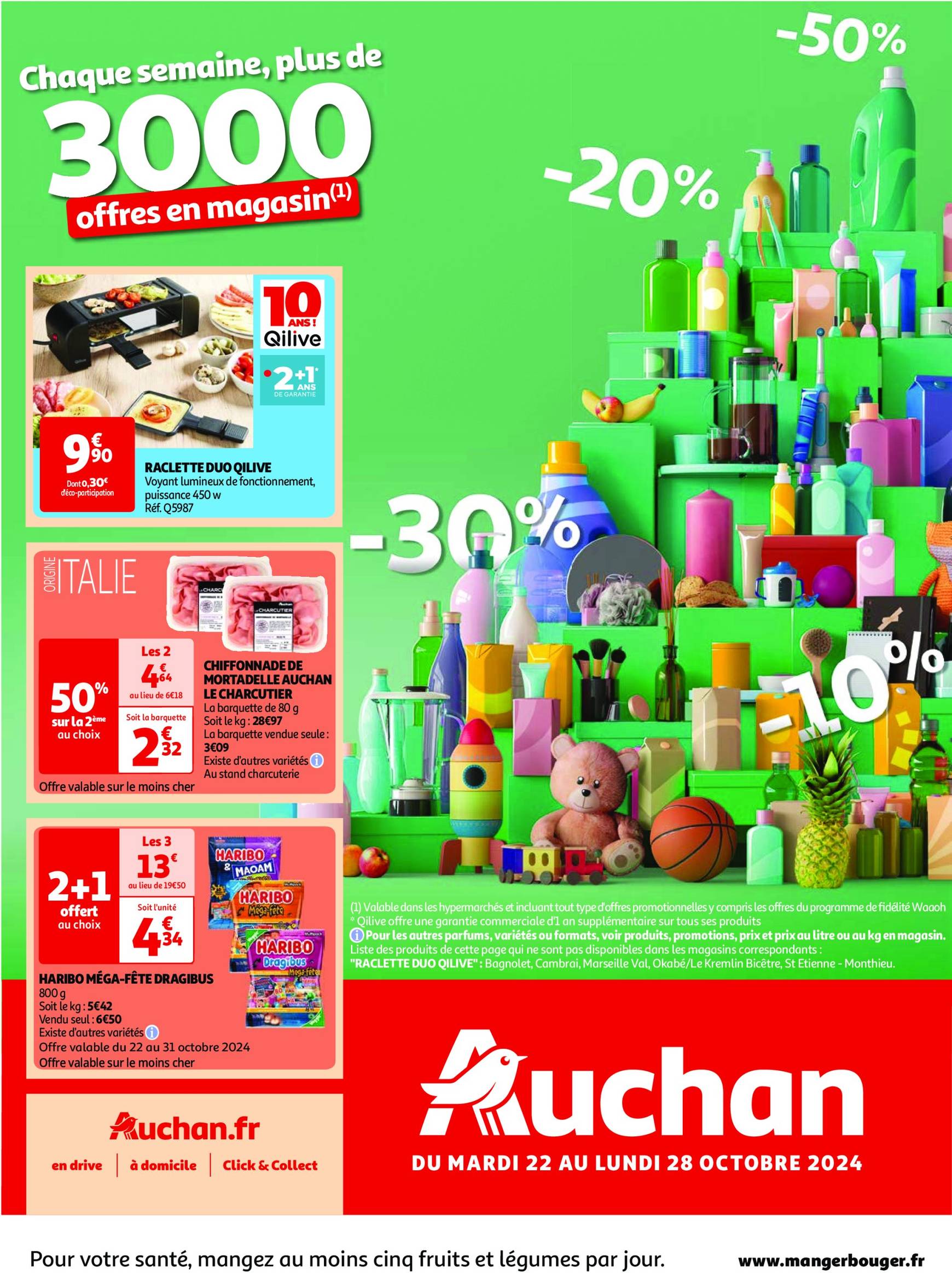 auchan - Auchan - Une semaine d'offres à prix cassés folder geldig vanaf 22.10. - 28.10.