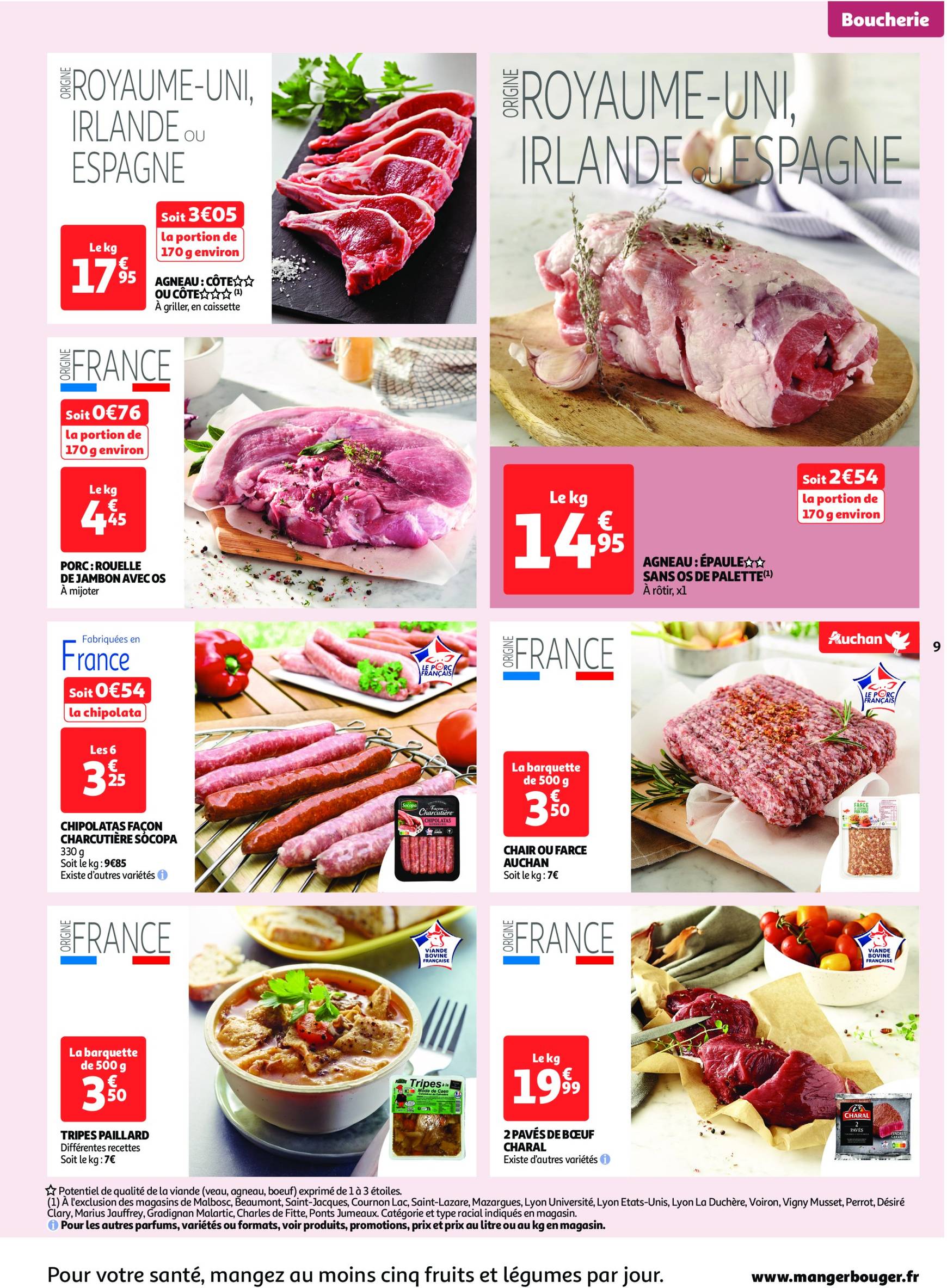 auchan - Auchan supermarché - Les 25 jours Auchan, c'est maintenant ! folder geldig vanaf 29.10. - 03.11. - page: 9