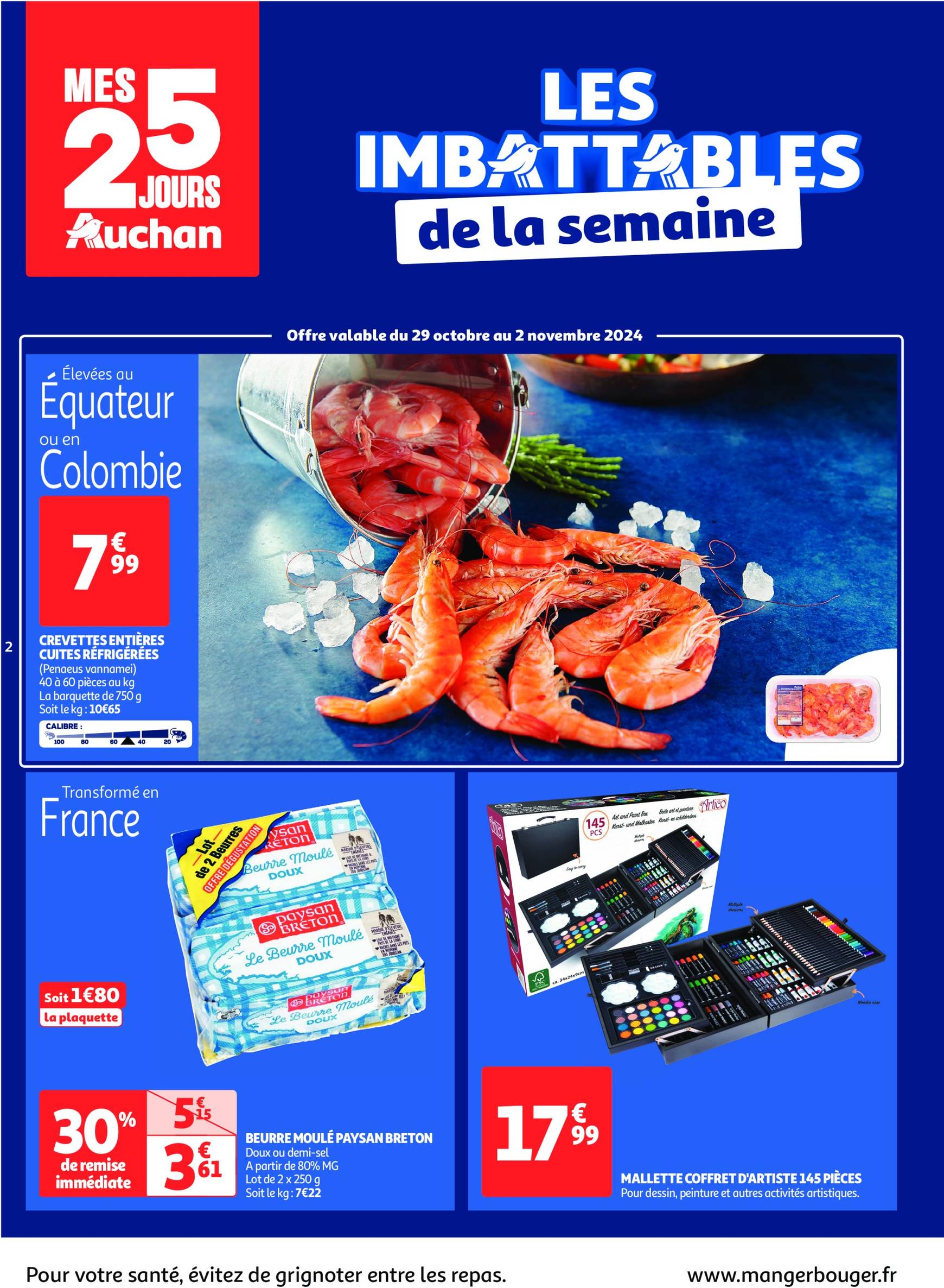 auchan - Auchan supermarché - Les 25 jours Auchan, c'est maintenant ! folder geldig vanaf 29.10. - 03.11. - page: 2