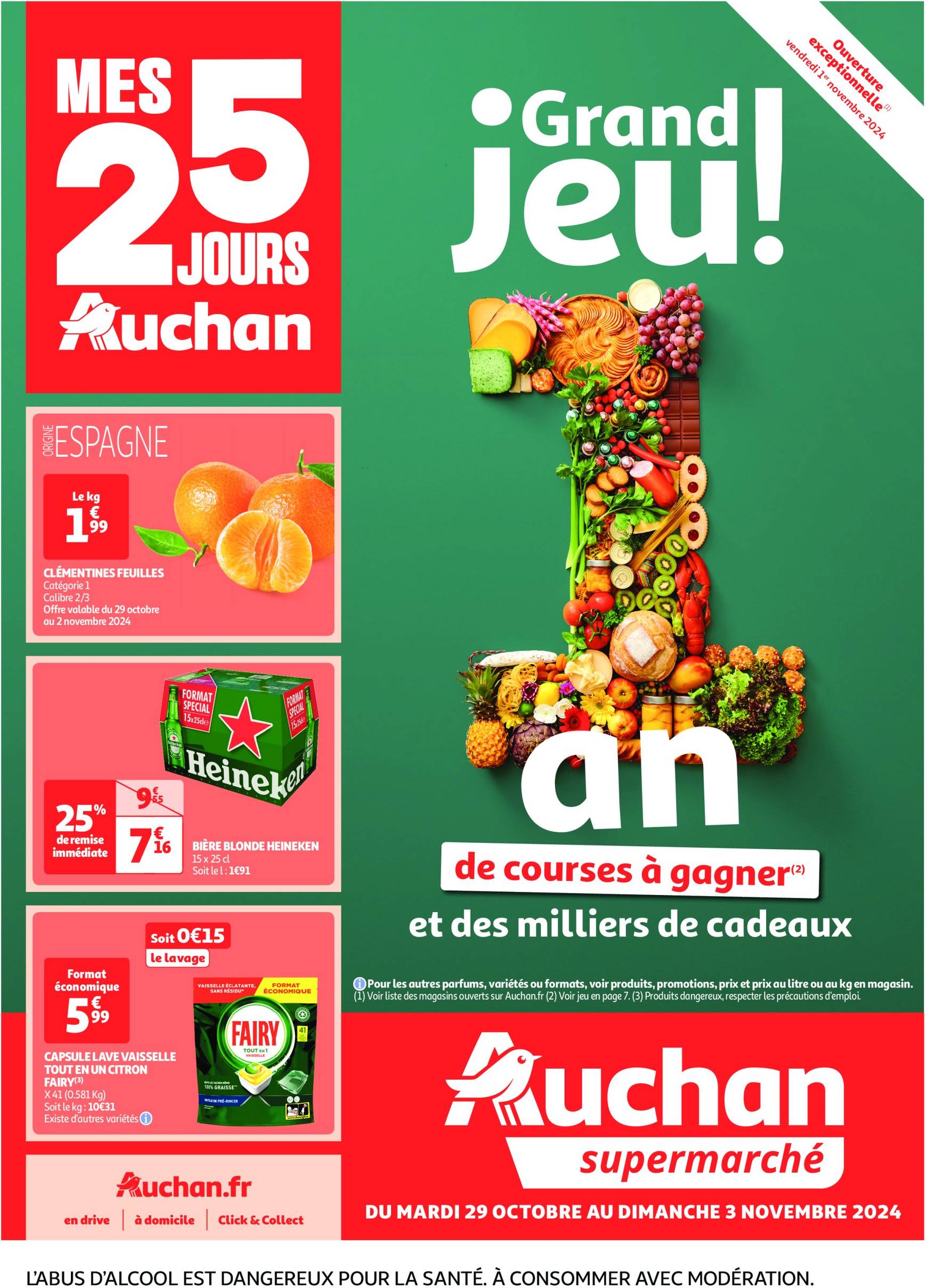 auchan - Auchan supermarché - Les 25 jours Auchan, c'est maintenant ! folder geldig vanaf 29.10. - 03.11.