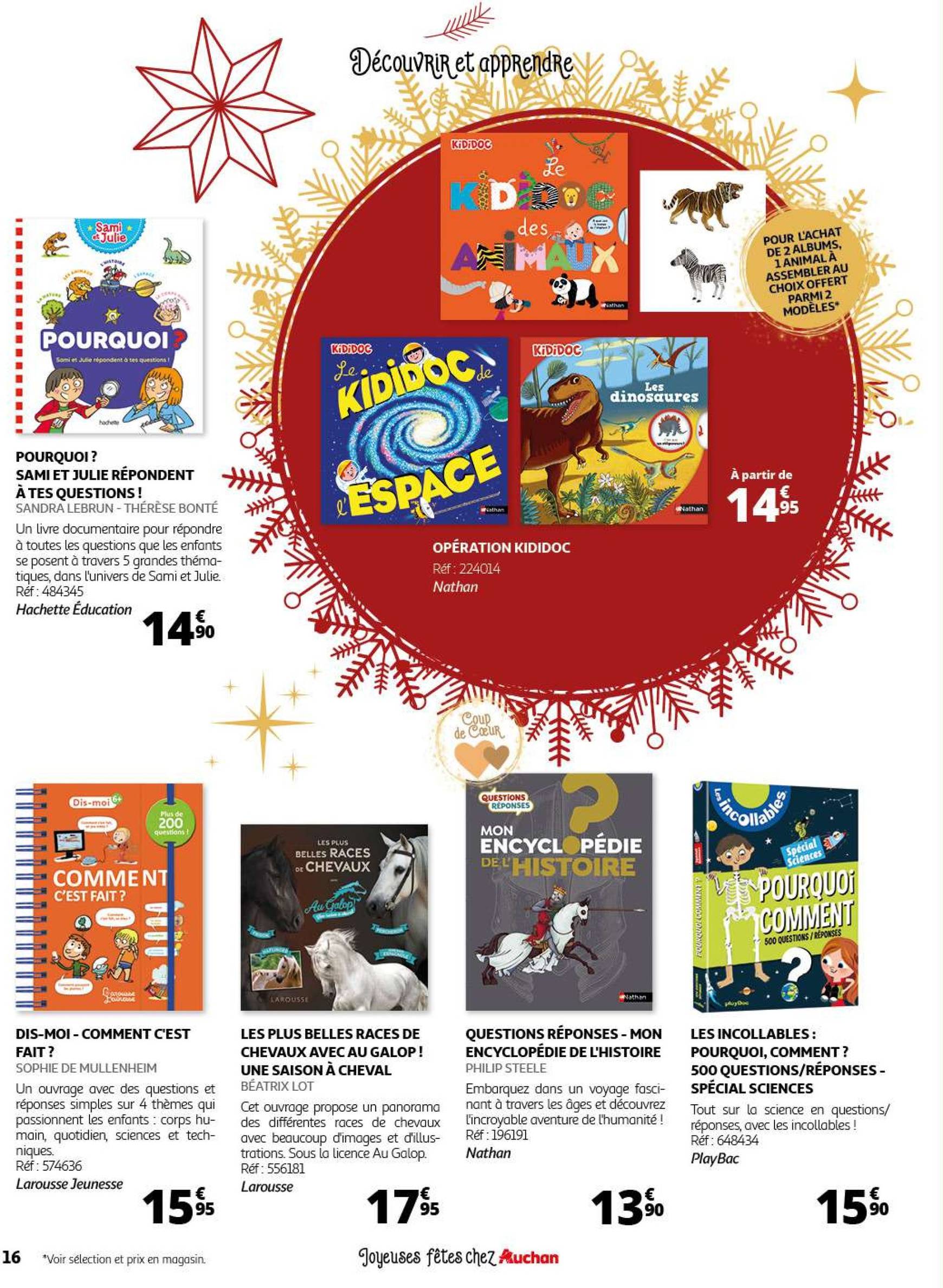 auchan - Auchan - Culture : il y aura plein de surprises sous le sapin folder geldig vanaf 04.11. - 24.12. - page: 16