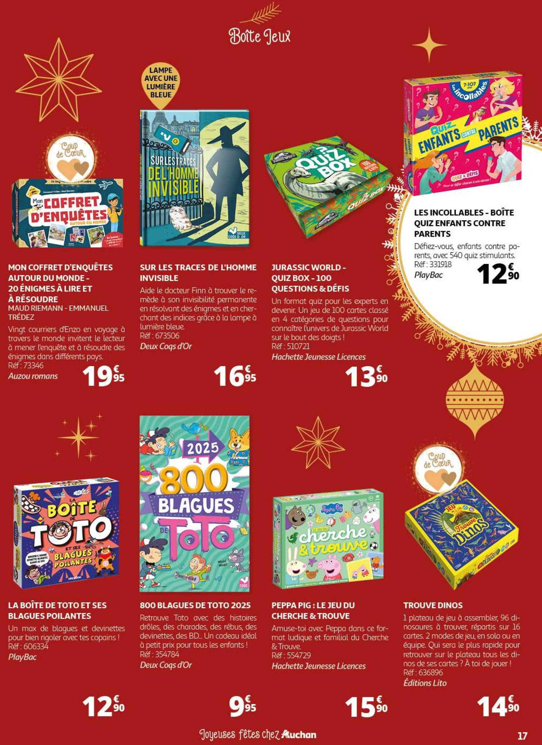 auchan - Auchan - Culture : il y aura plein de surprises sous le sapin folder geldig vanaf 04.11. - 24.12. - page: 17