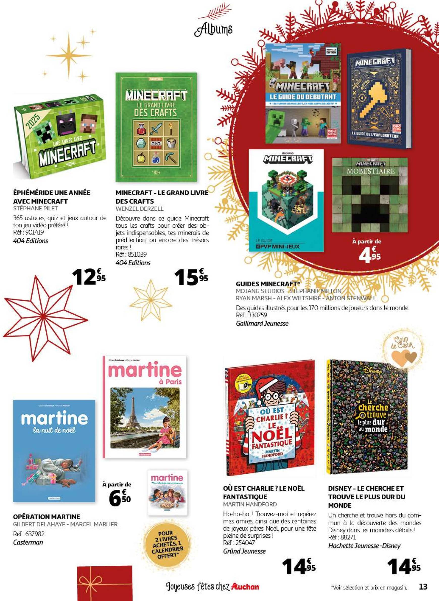 auchan - Auchan - Culture : il y aura plein de surprises sous le sapin folder geldig vanaf 04.11. - 24.12. - page: 13