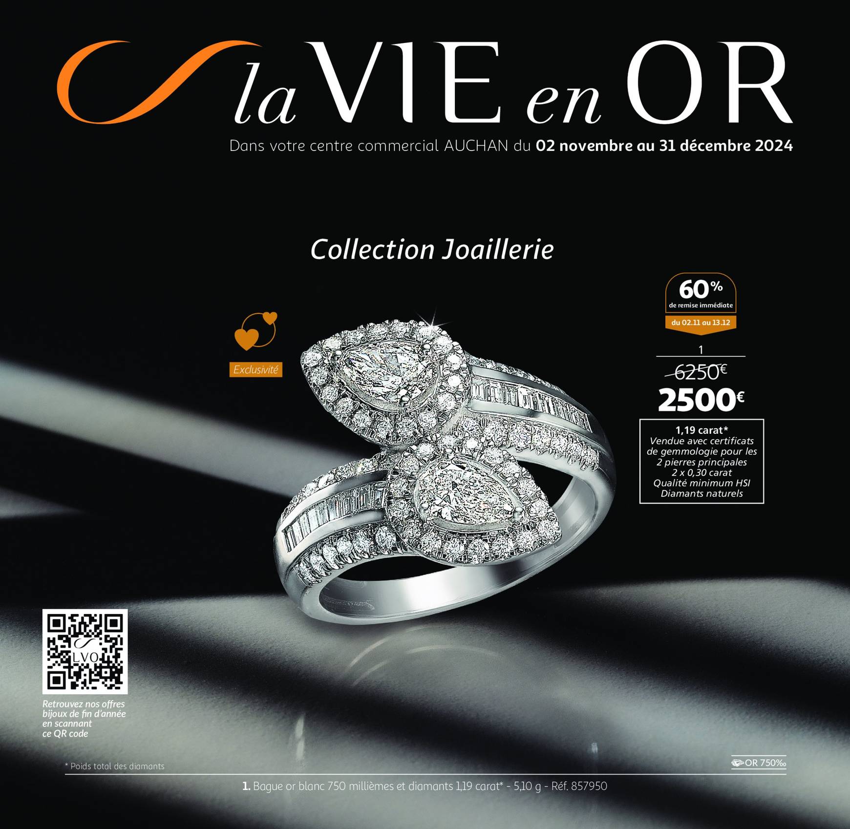 auchan - Auchan - La VIE en OR : Collection Joaillerie folder geldig vanaf 02.11. - 31.12.