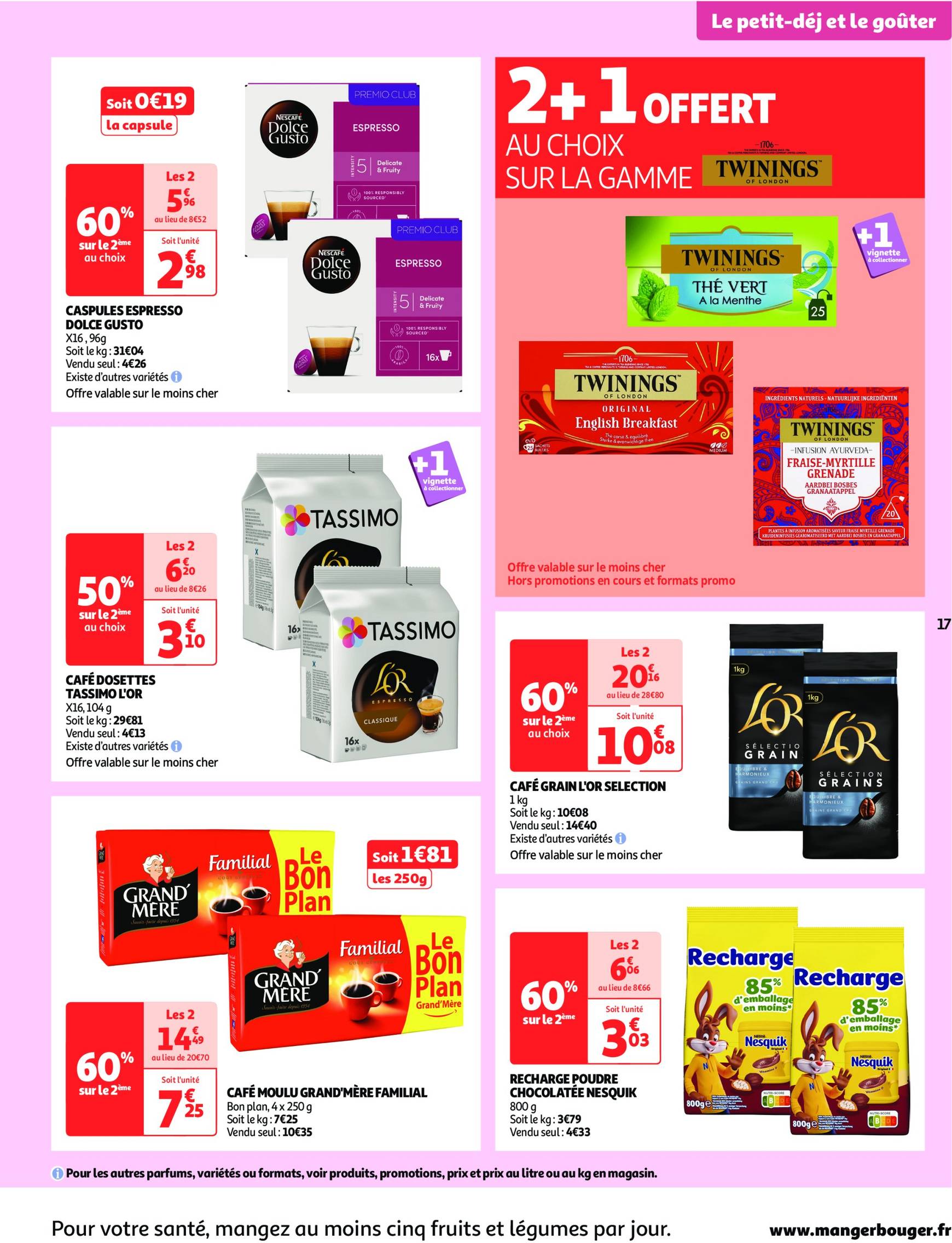 auchan - Auchan supermarché - Mes 25 jours Auchan, encore des promos dans mon super ! folder geldig vanaf 19.11. - 24.11. - page: 17