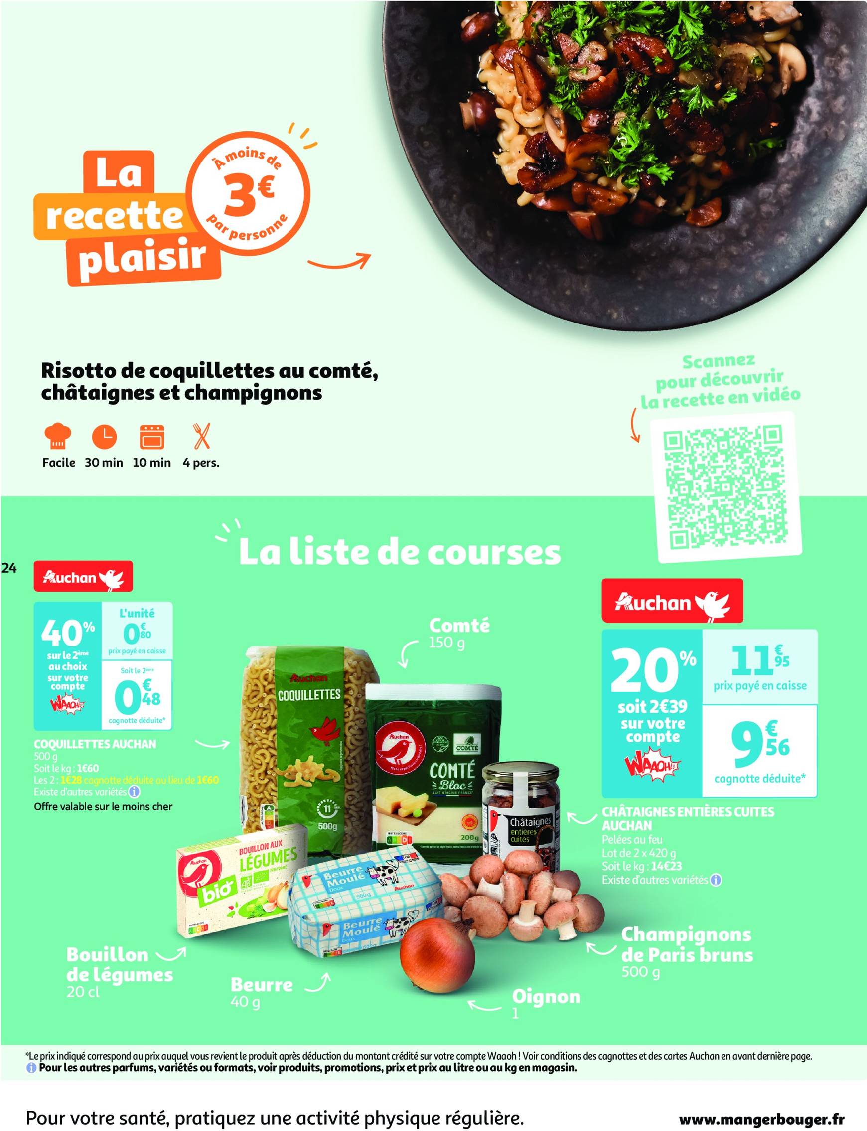 auchan - Auchan supermarché - Mes 25 jours Auchan, encore des promos dans mon super ! folder geldig vanaf 19.11. - 24.11. - page: 24