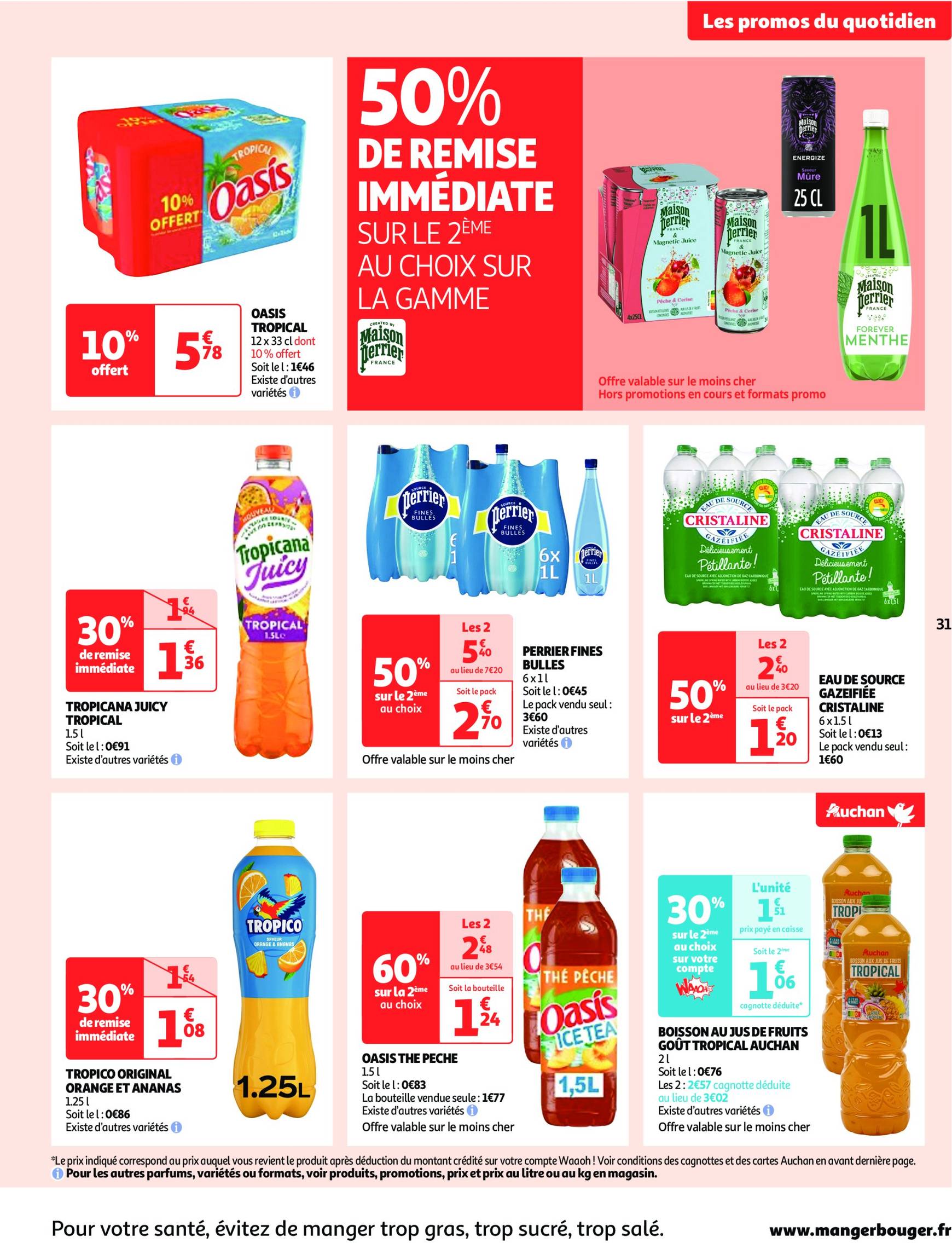 auchan - Auchan supermarché - Mes 25 jours Auchan, encore des promos dans mon super ! folder geldig vanaf 19.11. - 24.11. - page: 31