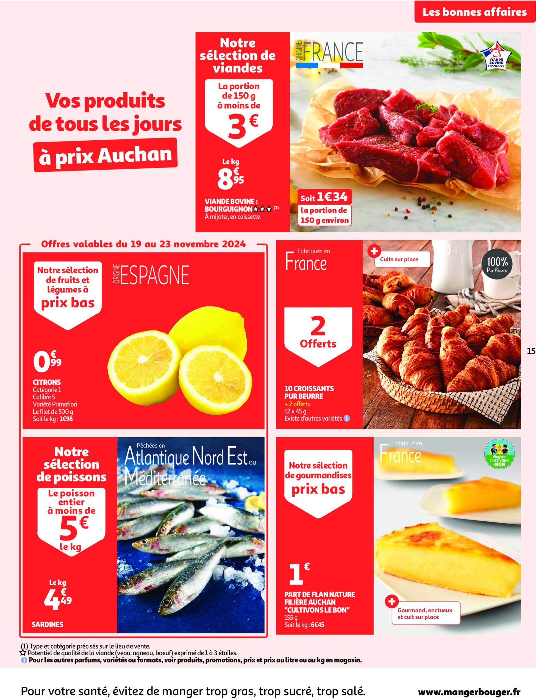 auchan - Auchan - Mes 25 jours Auchan, et encore plus de promos ! folder geldig vanaf 19.11. - 25.11. - page: 15